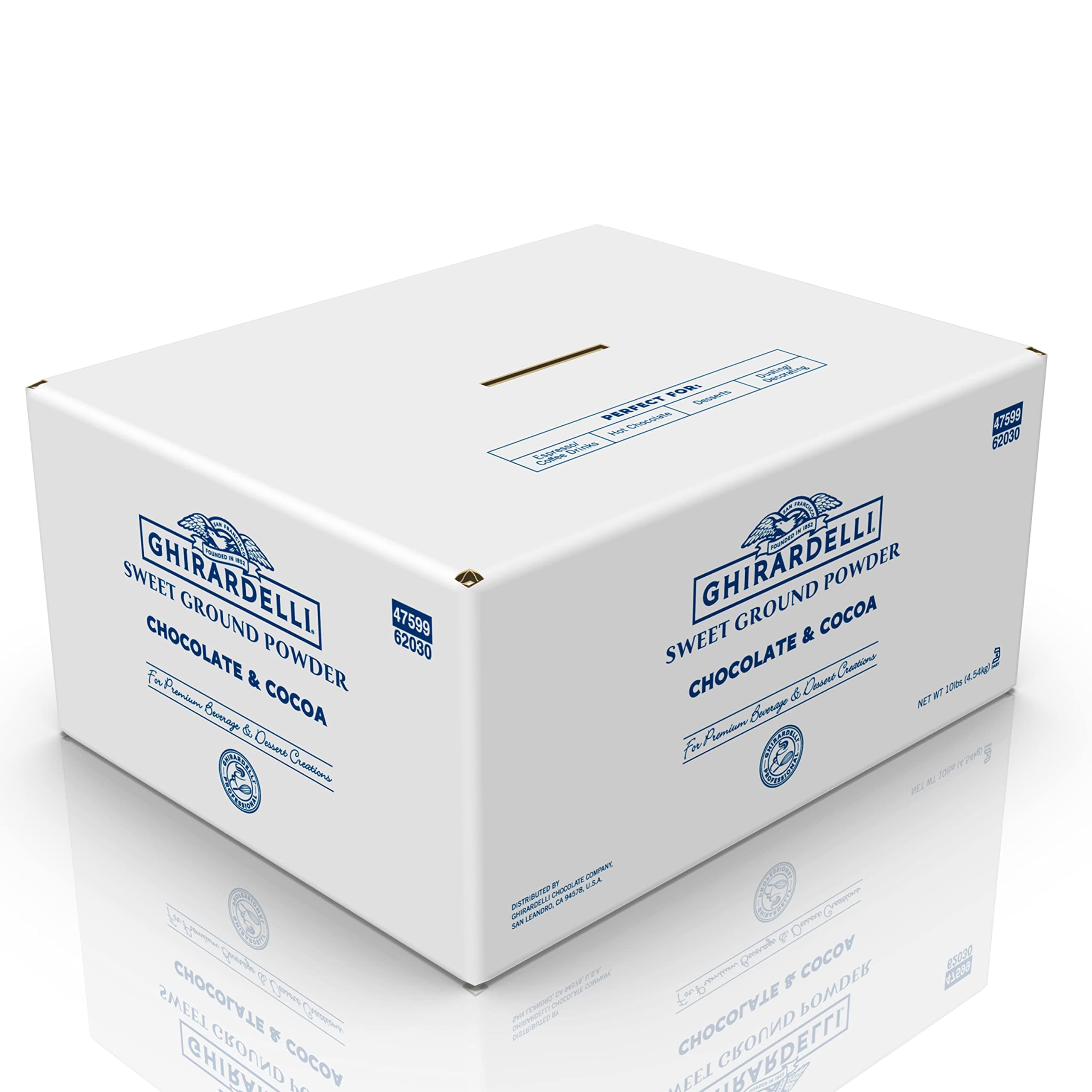 Ghirardelli Chocolate Sweet Ground Chocolate & Cocoa Beverage Mix, 10-Pound Package