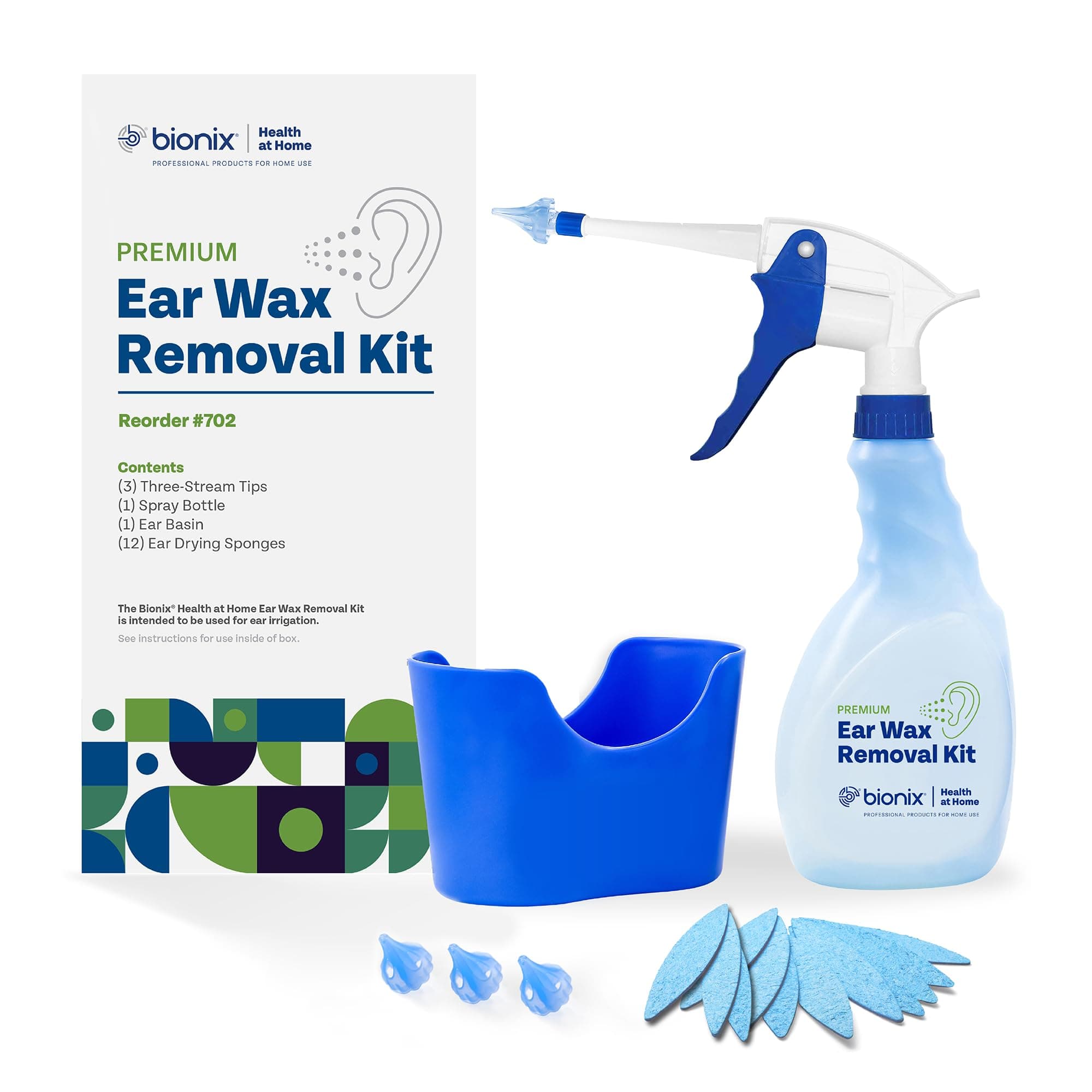 Ear Wax Removal Kit, Helps Remove Wax Buildup, For Safe Earwax Removal, Comfortable, Convenient & Easy-To-Use, Ideal for Healthcare Consumers, Flexible (17 Piece Kit)