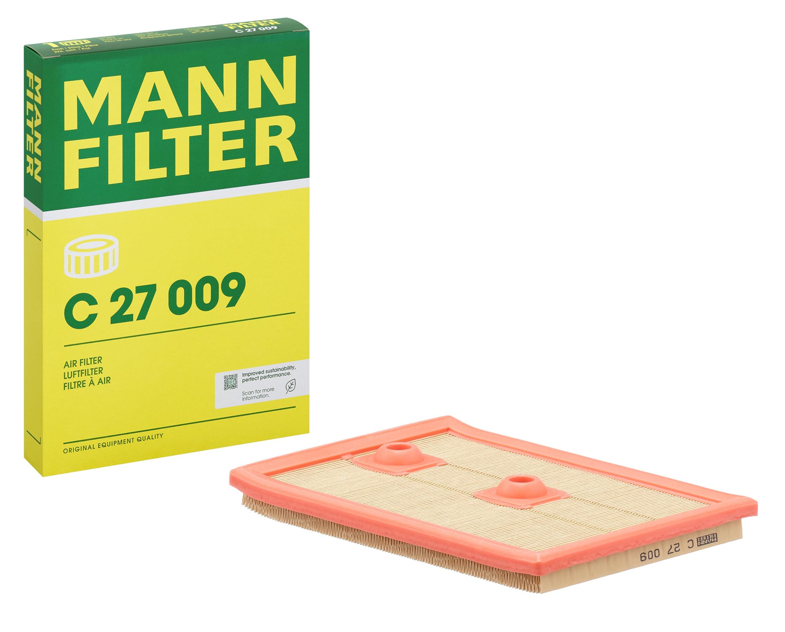 MANN-FILTER C 27 009 Air Filter – For Passenger Cars