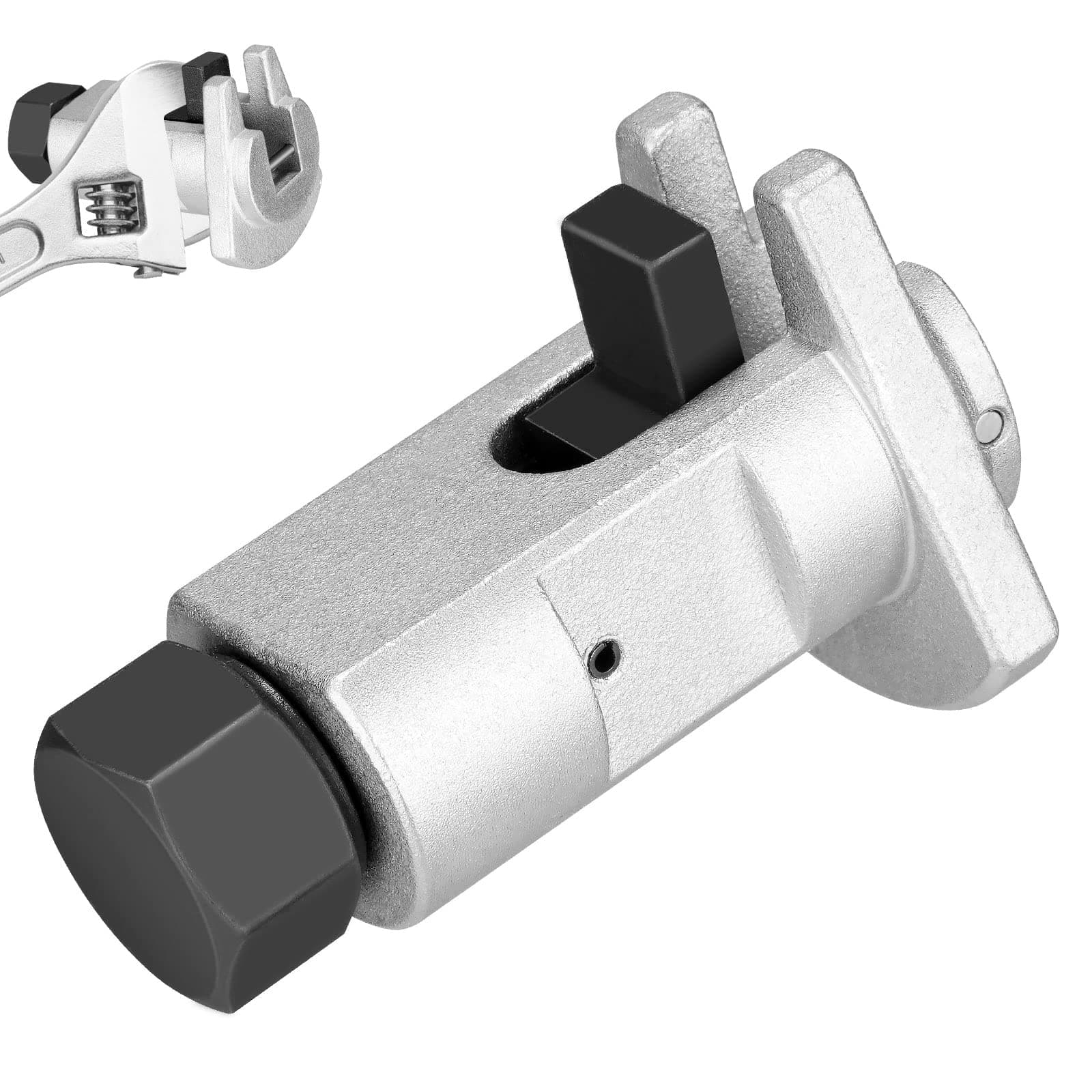 Hydraulic Shock Absorber Removal Tool, Universal Claw Ball Head Swing Arm Suspension Separator, Labor-Saving Suspension Strut Spreader Tool for Car Repair Maintenance, Chassis Removal Tool (Silver)