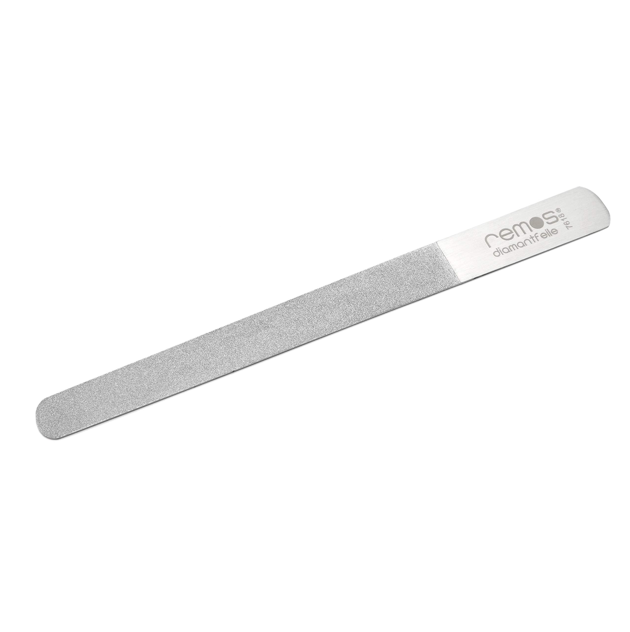REMOS Diamond Nail File with Rough and fine Side - Also for Callus 20 cm