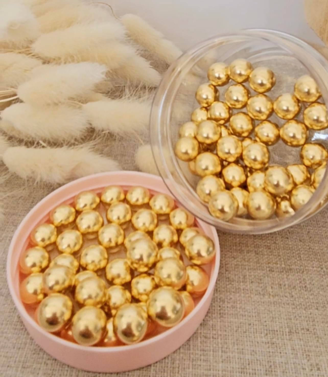 Metallic Gold Sugar Sprinkles (90g, 10mm)