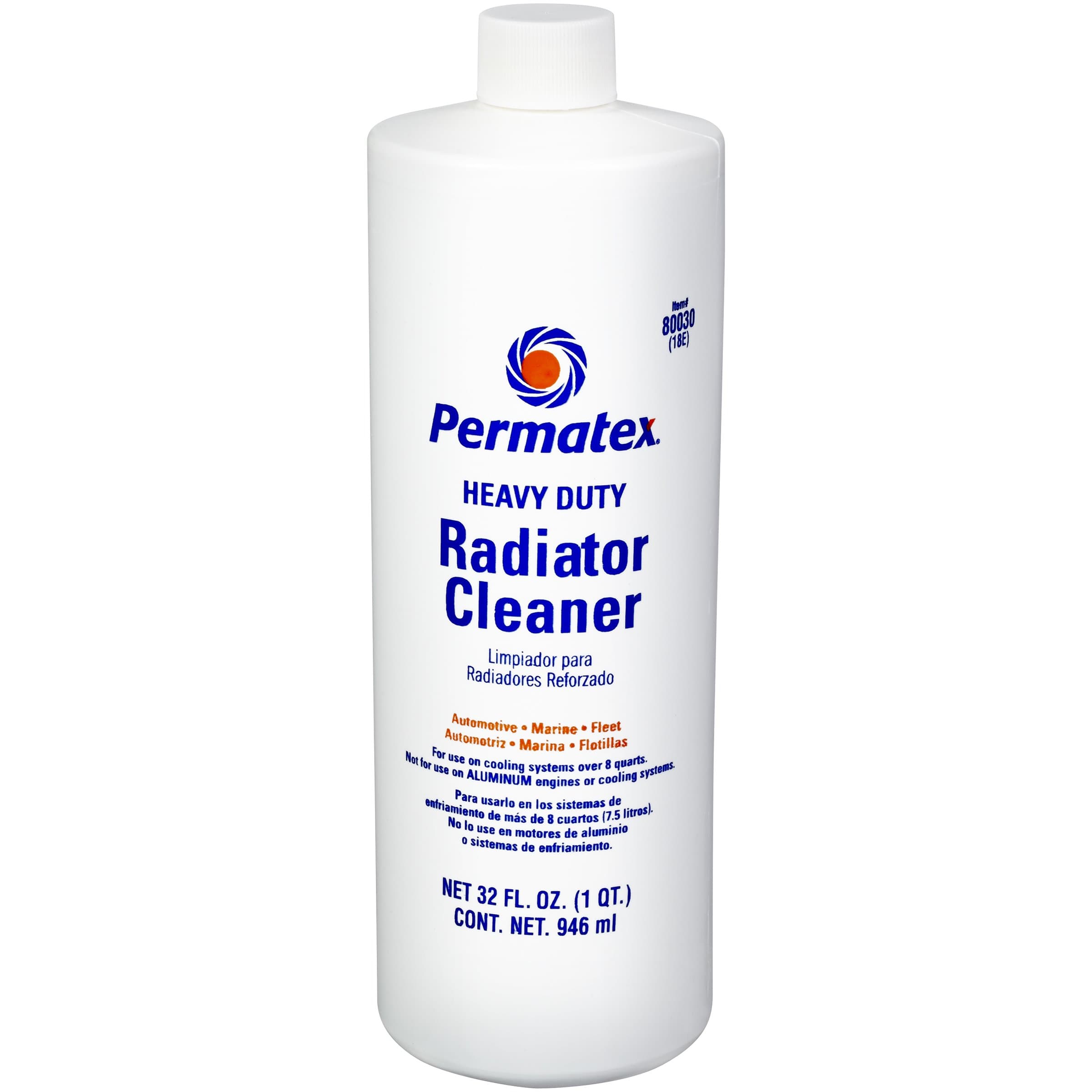 Permatex 80030 Heavy Duty Radiator Cleaner, 1 quart