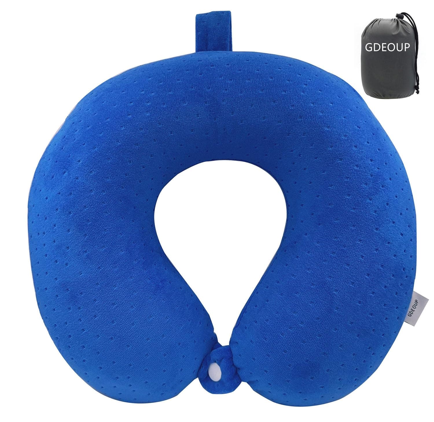 Travel Memory Foam Neck Pillow Support Pillow,Luxury Compact & Lightweight Quick Pack for Camping,Sleeping Rest Cushion