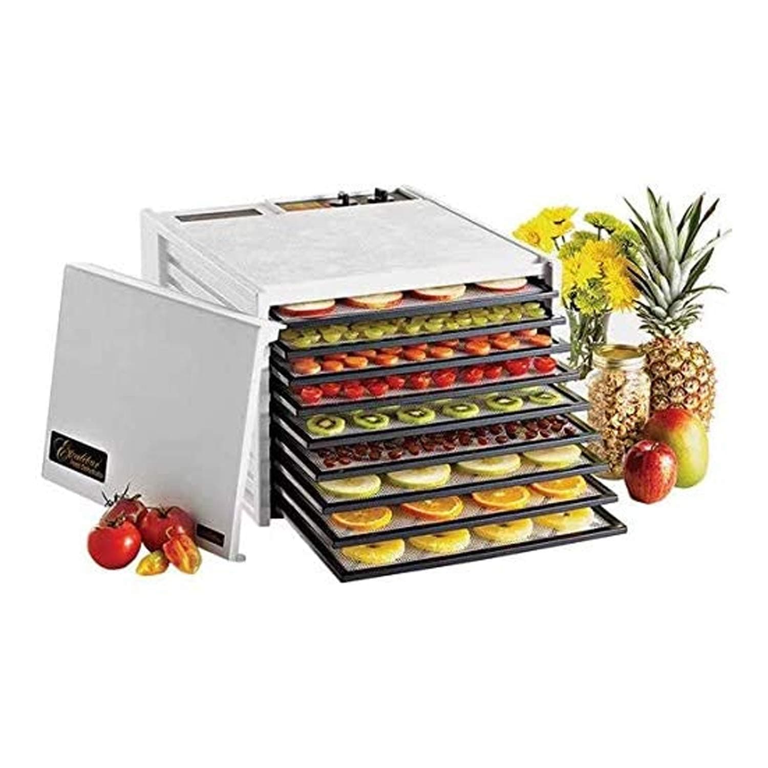 Excalibur 3926TW Excalibur 3926TW 9 Tray Dehydrator with Timer White, 1, White