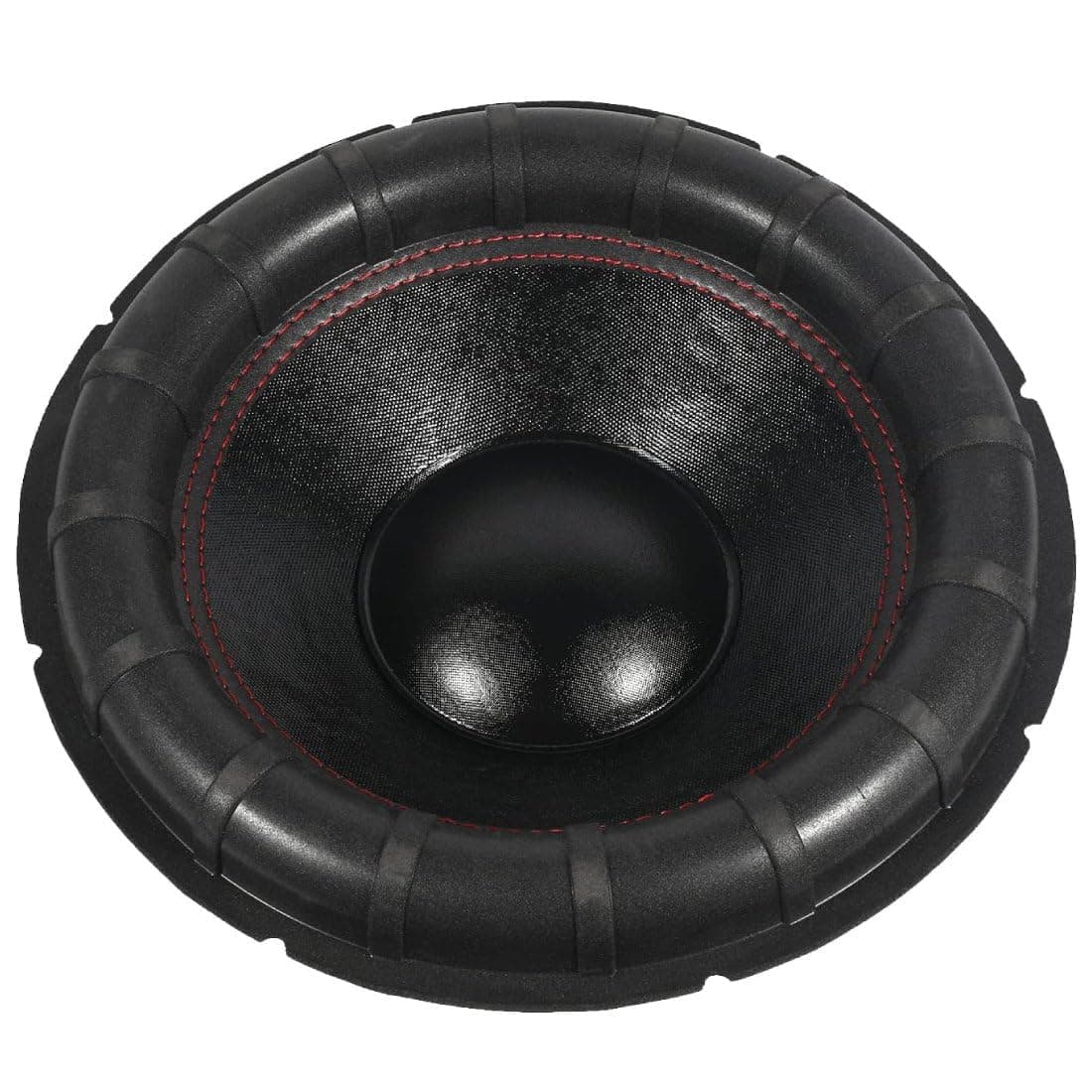 Woofer Speaker Paper Cone, 10in Big Surround Non-Pressed Dust Cap, Powerful Car Audio Subwoofer Plastic Basket