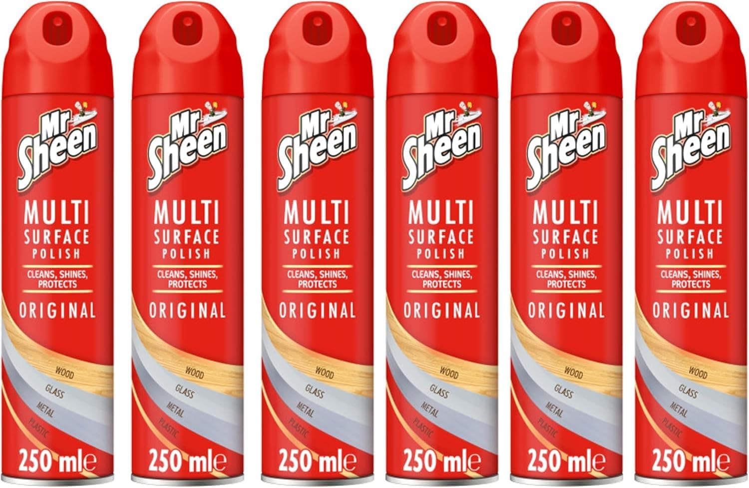 (ORIGINAL) -Multi-Surface Polish- Aerosol, 250ml (PACK OF 6)