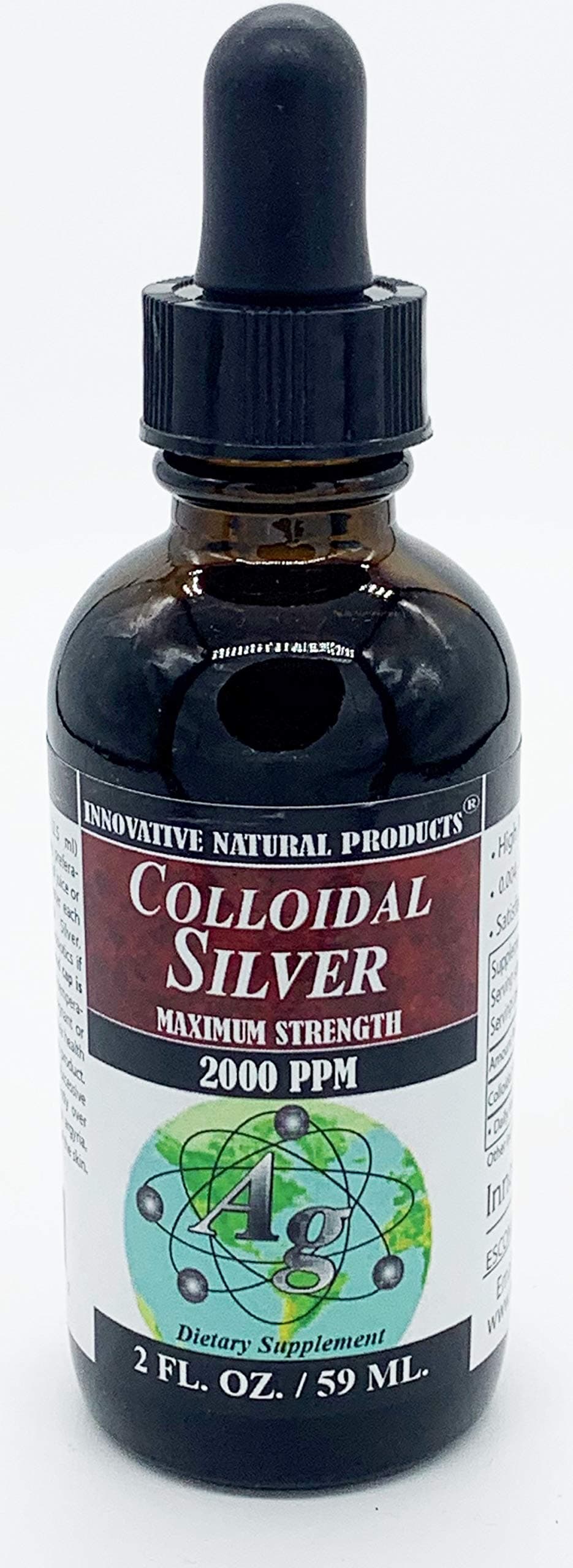 Innovative Colloidal Silver Super 2000 Ppm Natural Products -2 Ounces