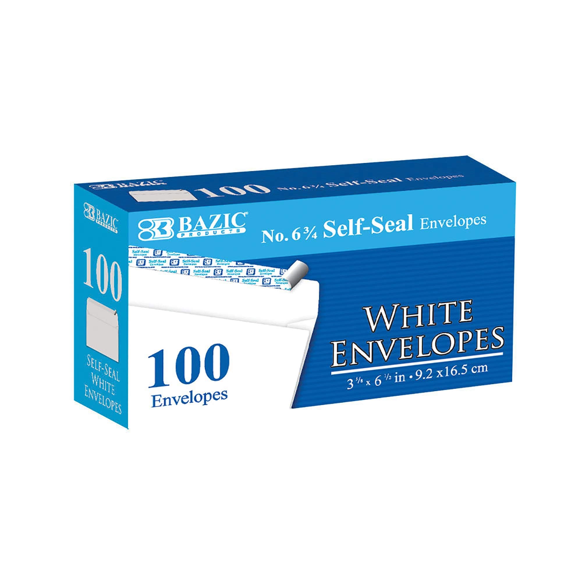Self Seal White Envelope 3 5/8" x 6 1/2" #6