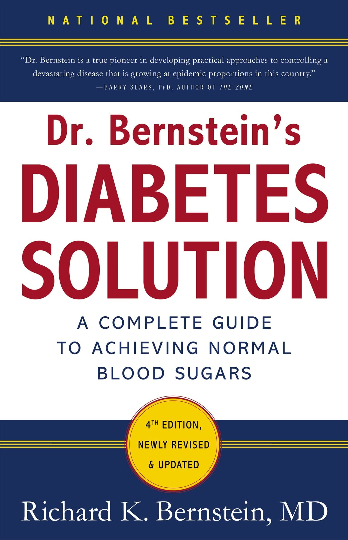 DR. BERNSTEIN'S DIABETES SOLUTION (REVISED) Hardcover – Illustrated, 1 November 2011