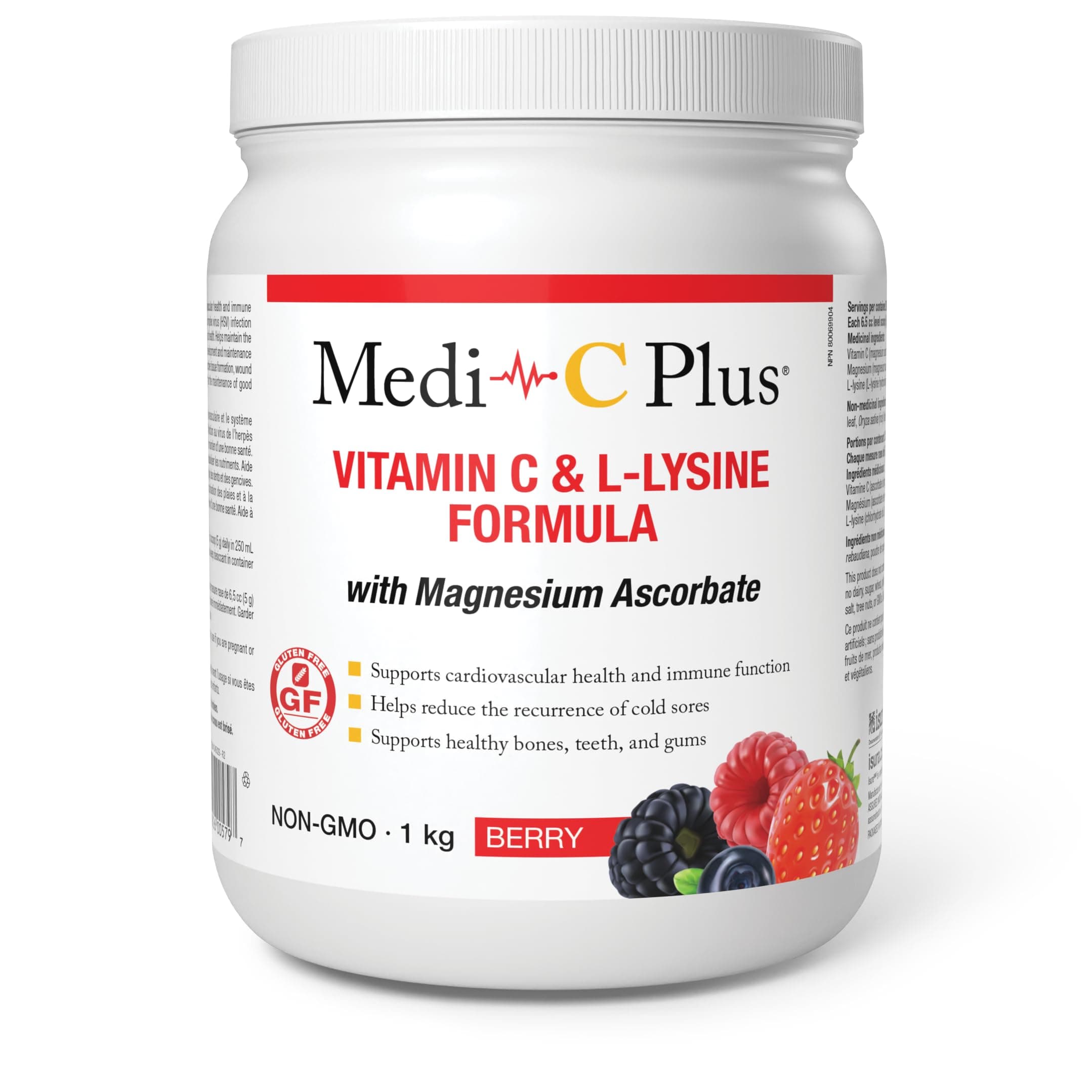 Medi C Plus Lysine Berry Flavour (1KG) medi-c Plus Brand: Preferred Nutrition