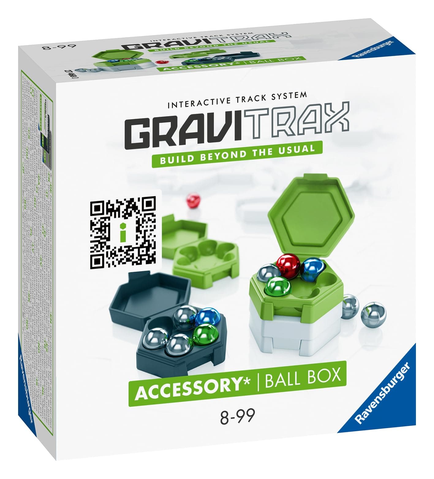 Ravensburger GraviTrax Ball Box - Marble Organization Set | Creative STEM Toy | Interactive Race Tracks | Ideal for Curious Kids and Adults | Compatible with All GraviTrax Systems