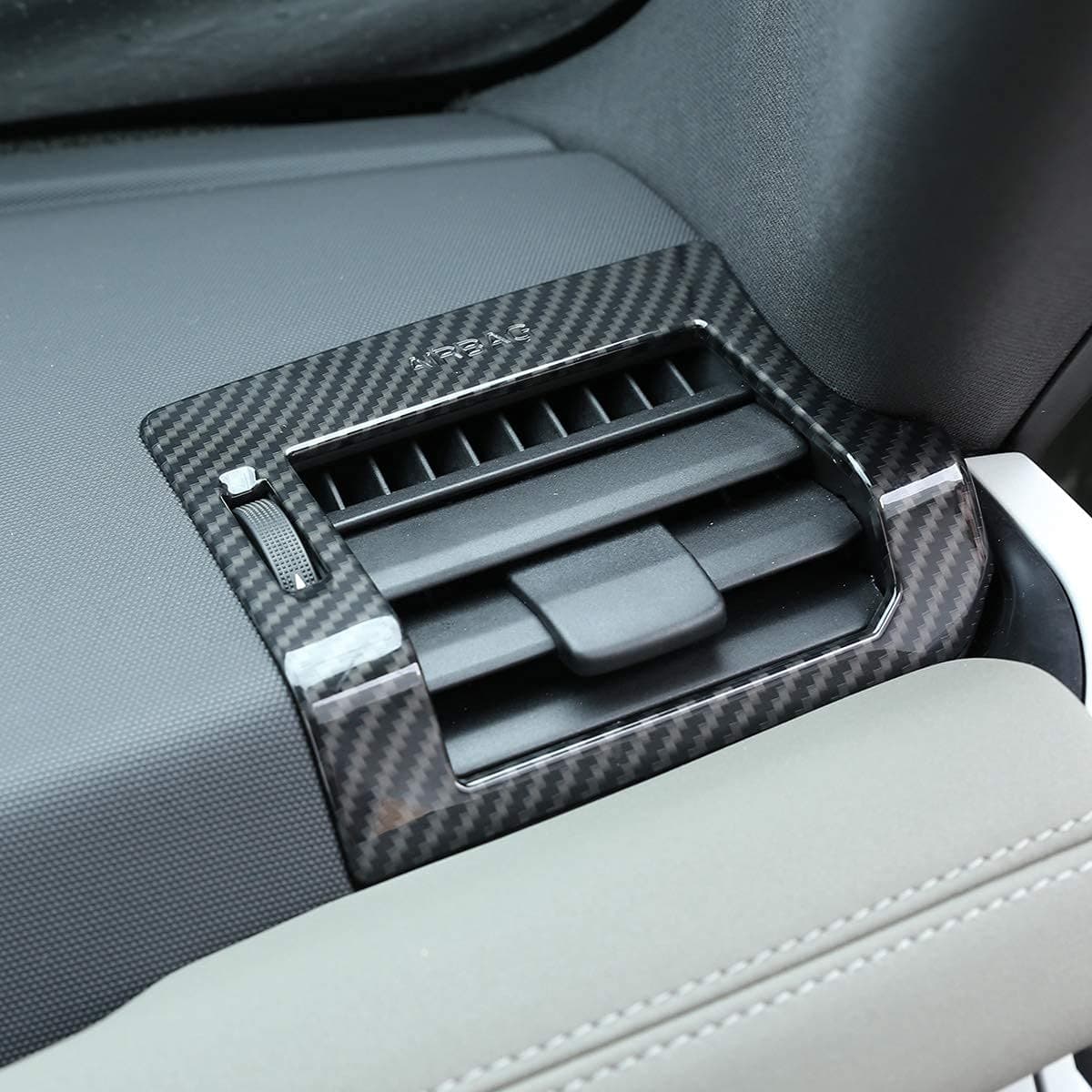 ABS Dashboard Air Conditioning Vent Interior Car Accessories for Land Rover Defender 110 2020 (carbon fiber style)