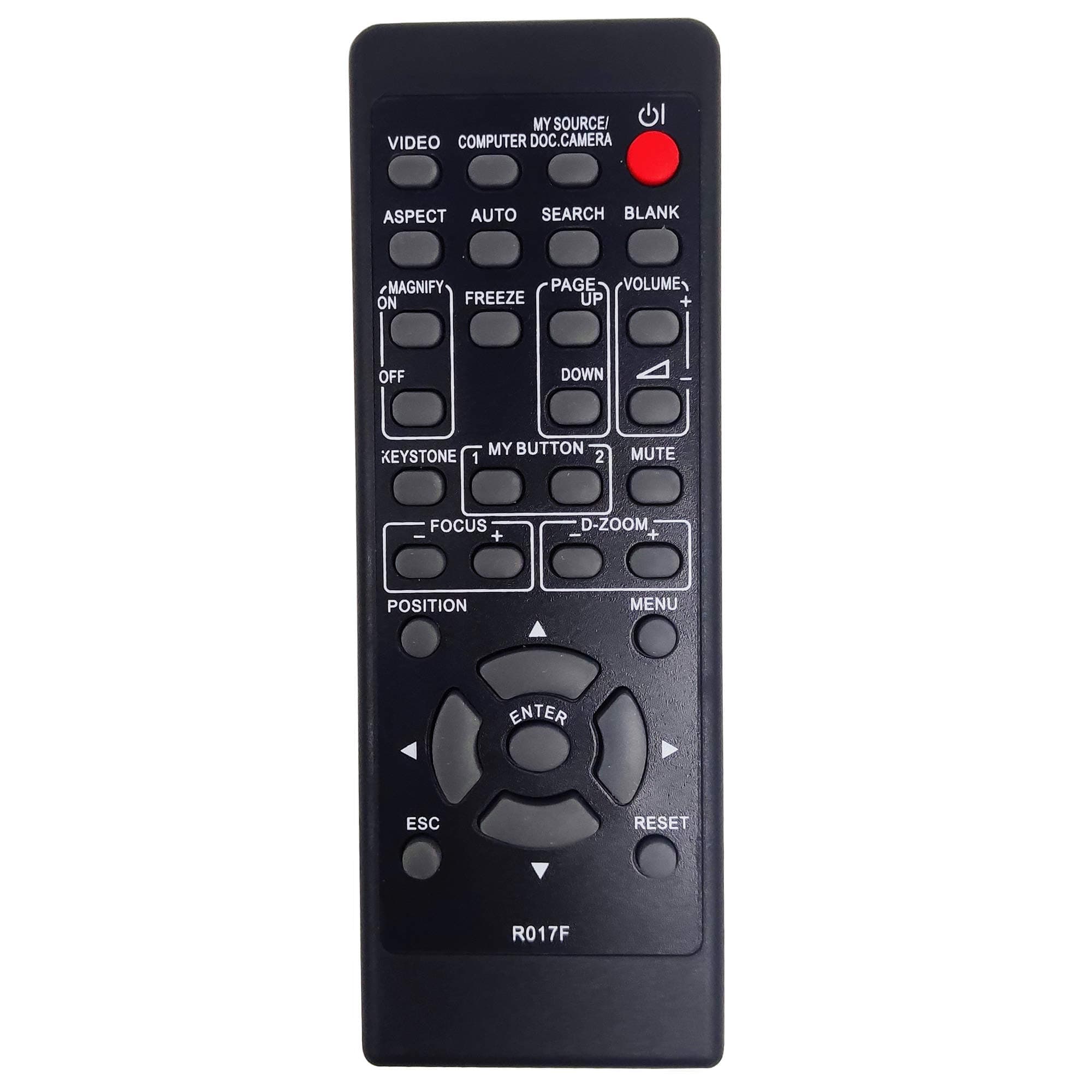 R017/ R016 Projector Remote Control for Hitachi CP-A220N/NM, CP-A300N/NM, CP-AW250N/NM, iPJ-AW250NM, CP-RX79, CP-RX82, CP-RX93, CP-RX94, CP-WX3014WN, CP-WX4021N, CPWX8, CP-X2020 etc