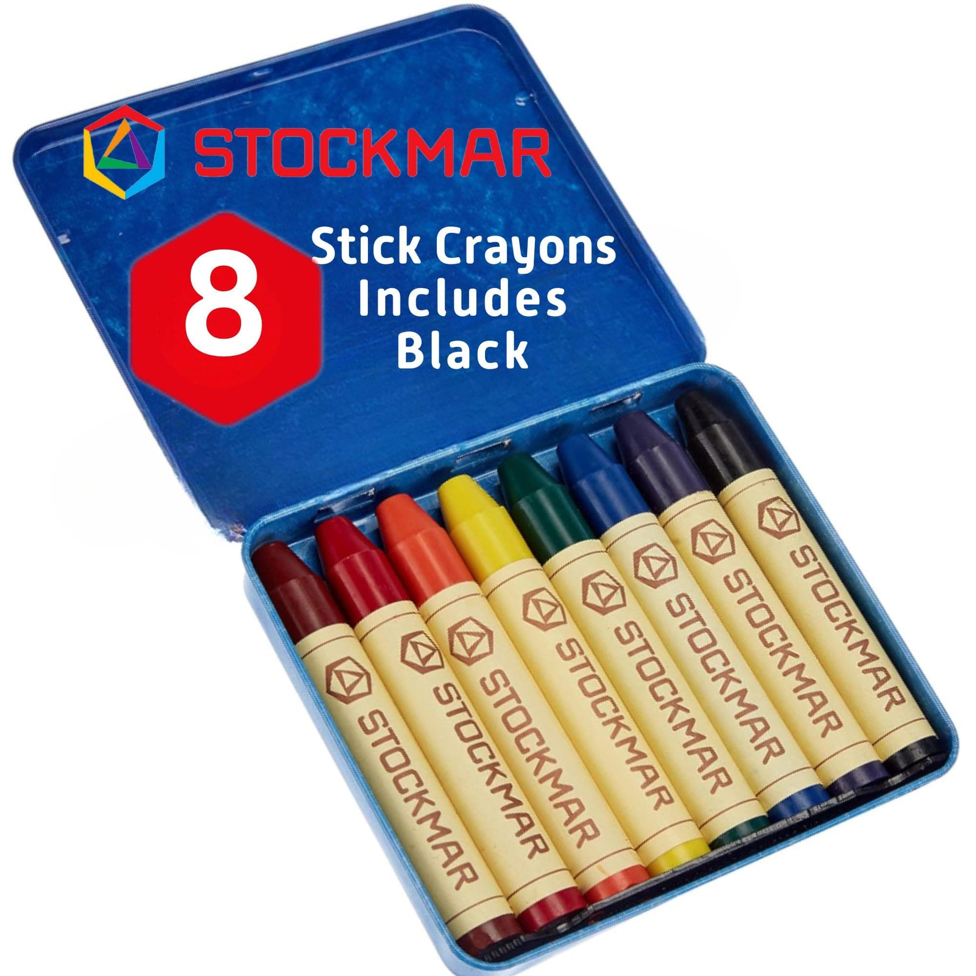 Stick Crayons 8 Colours