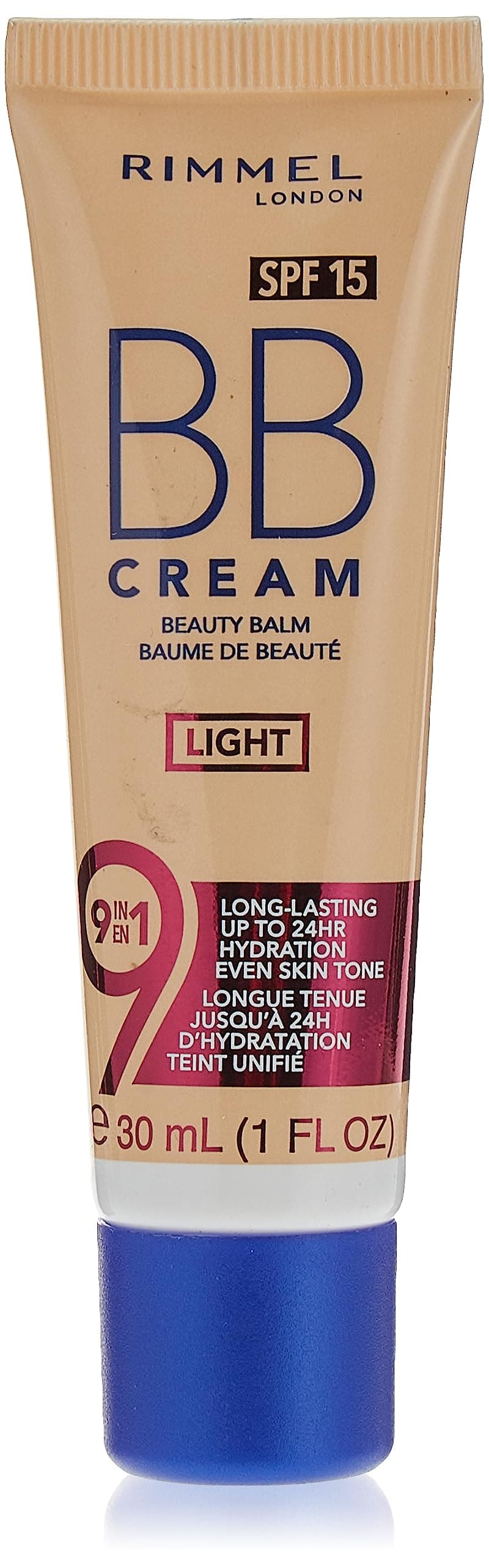 London BB Cream with Brightening Effect, Light, 30ml, Pink