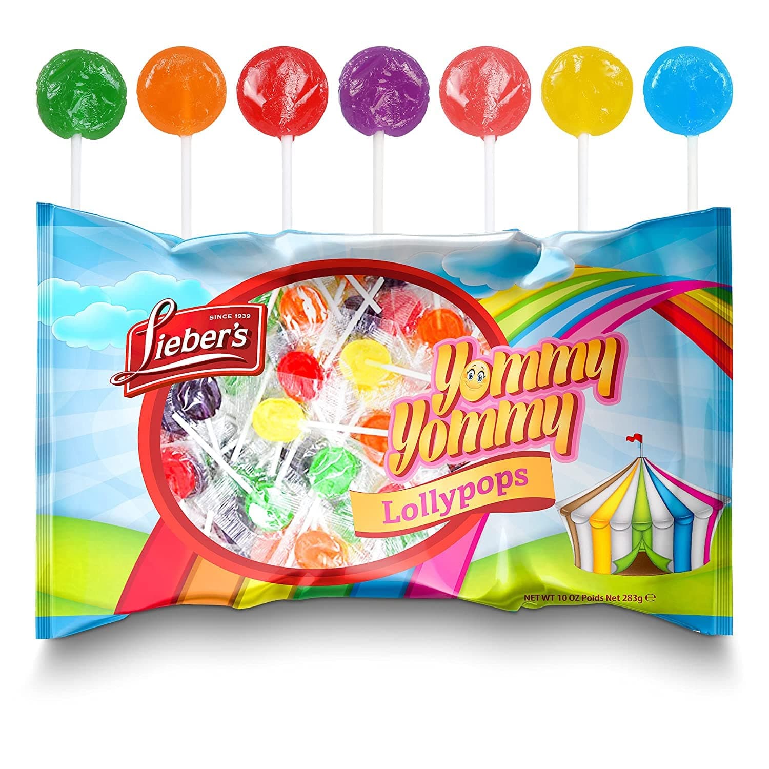 Assorted Candy Lollipops, Bulk Lolly Pops Individually Wrapped, Loli Suckers Party Pack, Kosher