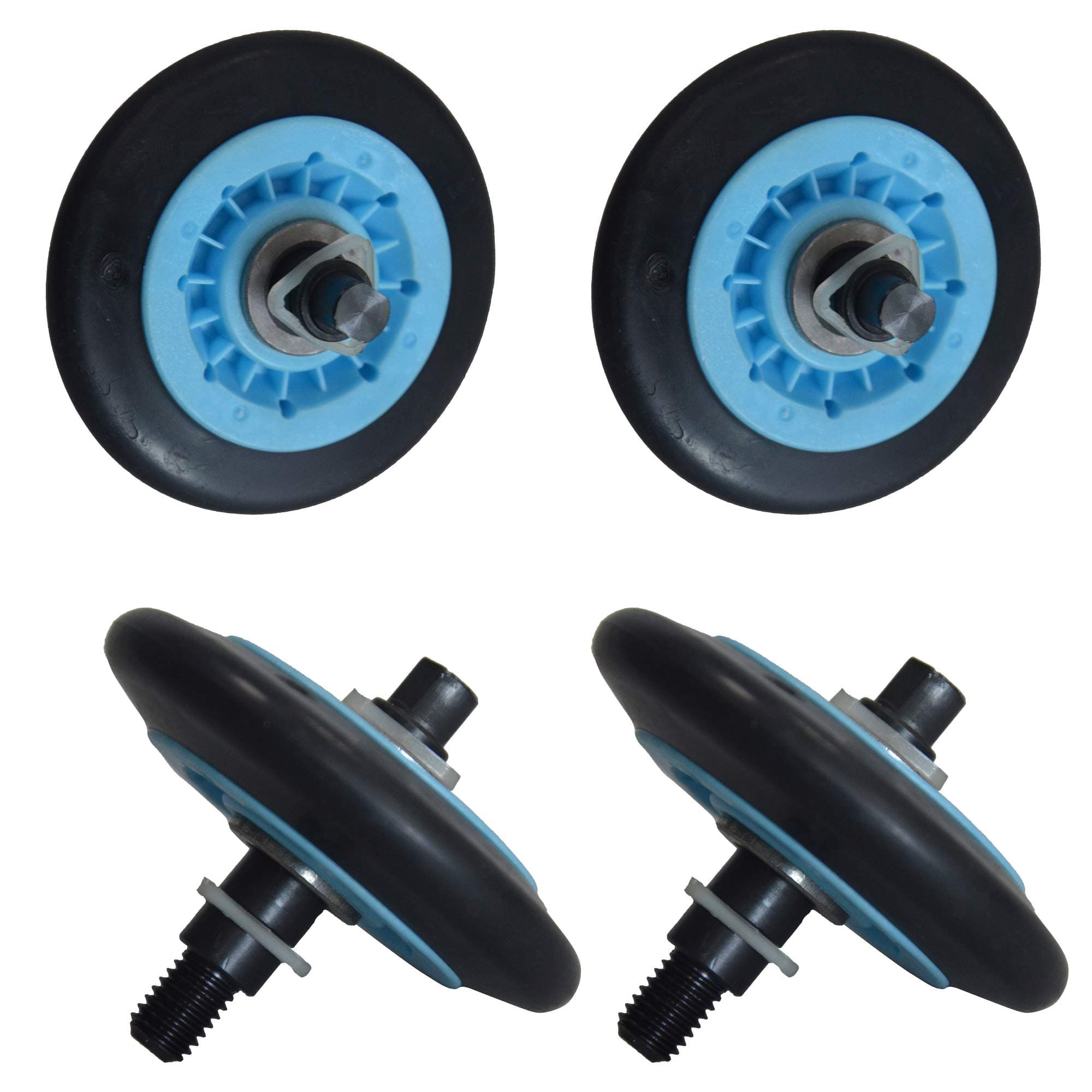 ATMA DC97-16782A Dryer Drum Roller Kit Pack of 4 Fit For Samsung Dryer Replace DC97-07523A C97-07523B DC97-07523A PS4221885 AP5325135 DC97-16782A
