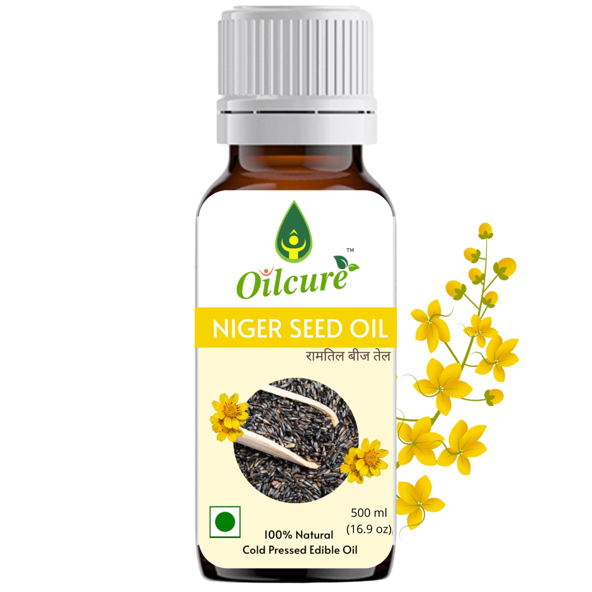 Oilcure Niger Seed Oil Cold Pressed - 500 ml