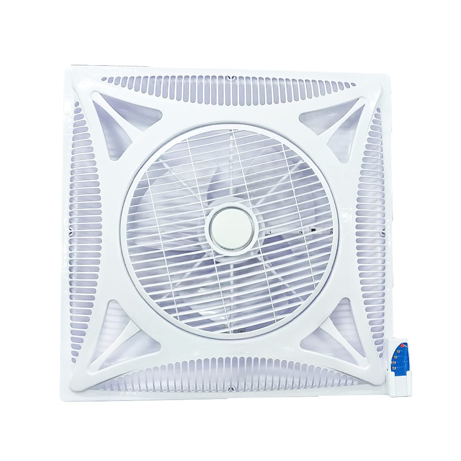 GRFIT Silent Air Extractor Built-in Ceiling Ventilation Fan 60 x 6 0 cm Intelligent Remote Ventilation Fan Household Commercial Ceiling Fan 3 Settings