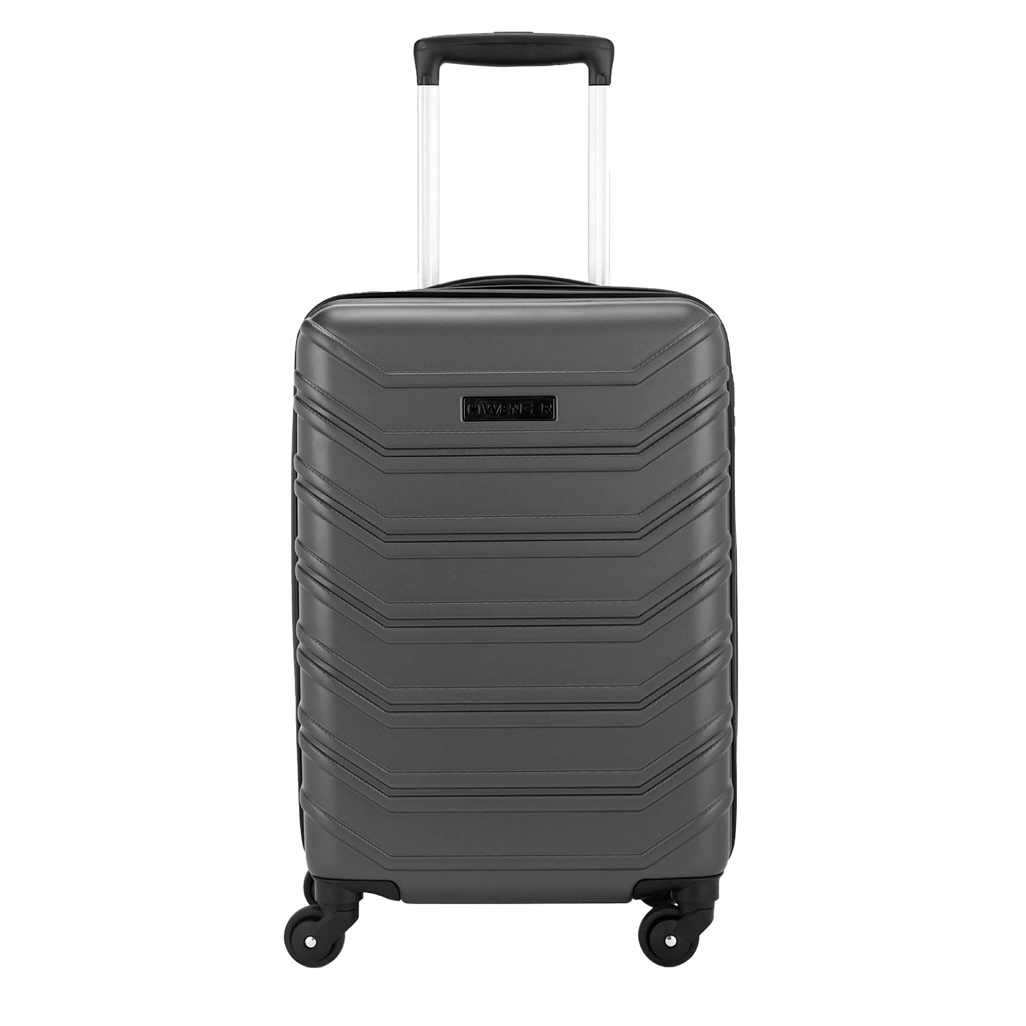 Vyte ABS Cabin Hard Side Suitcase, 38 litres, Black, Swiss Designed, 612649