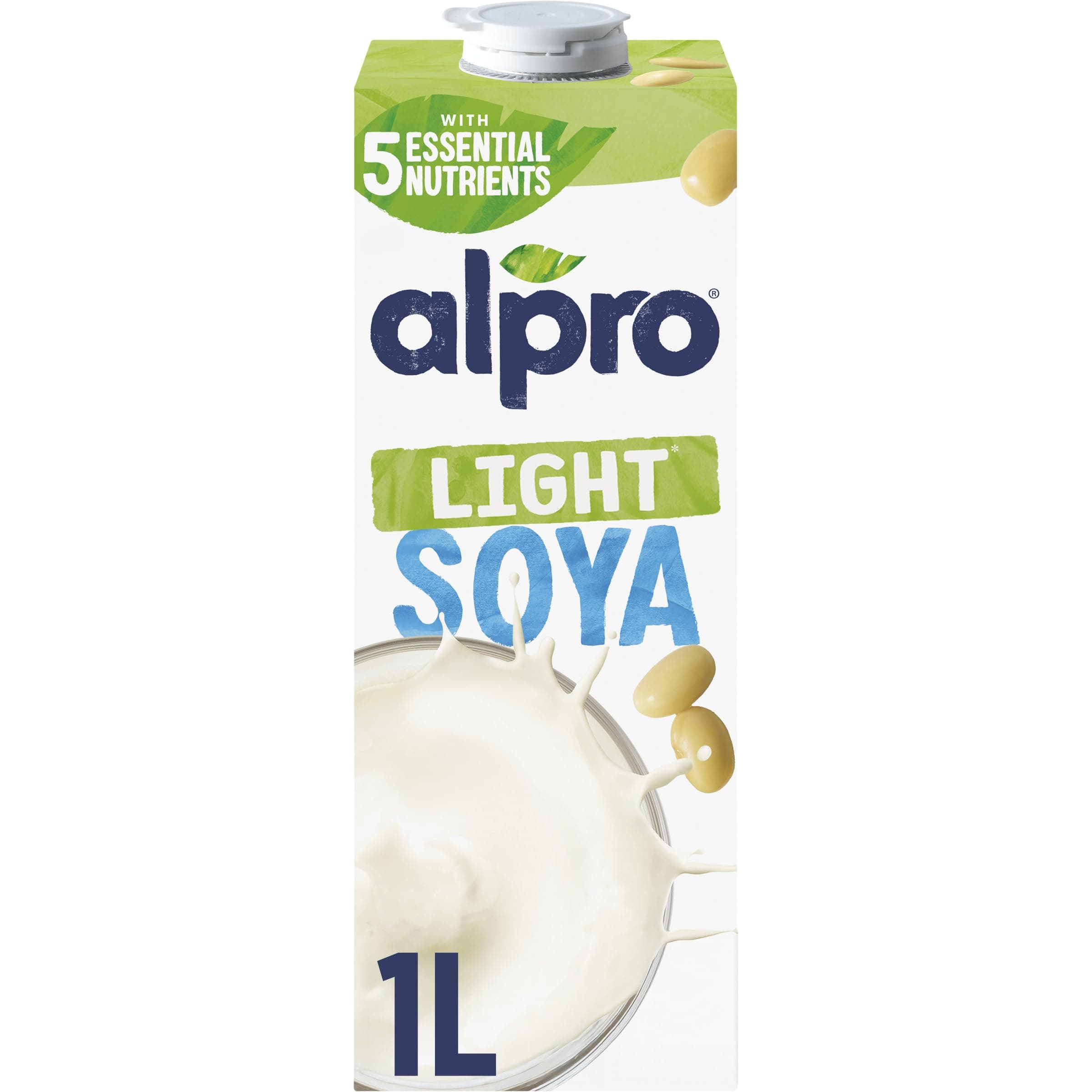 Soya Light Plant-Based Long Life Drink, Vegan & Dairy Free, 1 Litre