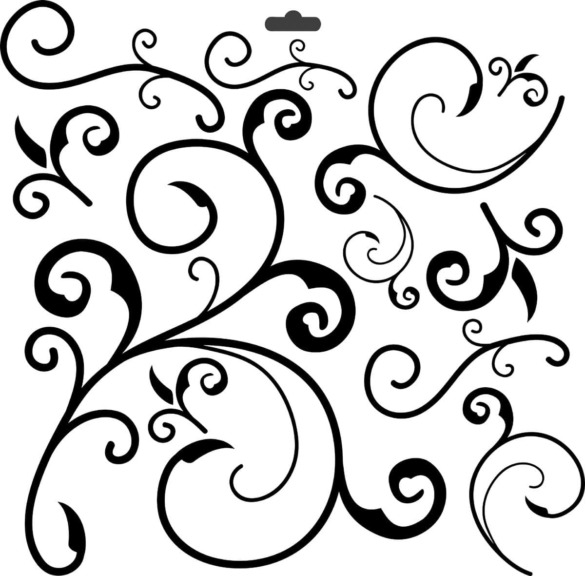 Crafters Workshop 373196 Template, 12 by 12-Inch, Capricious