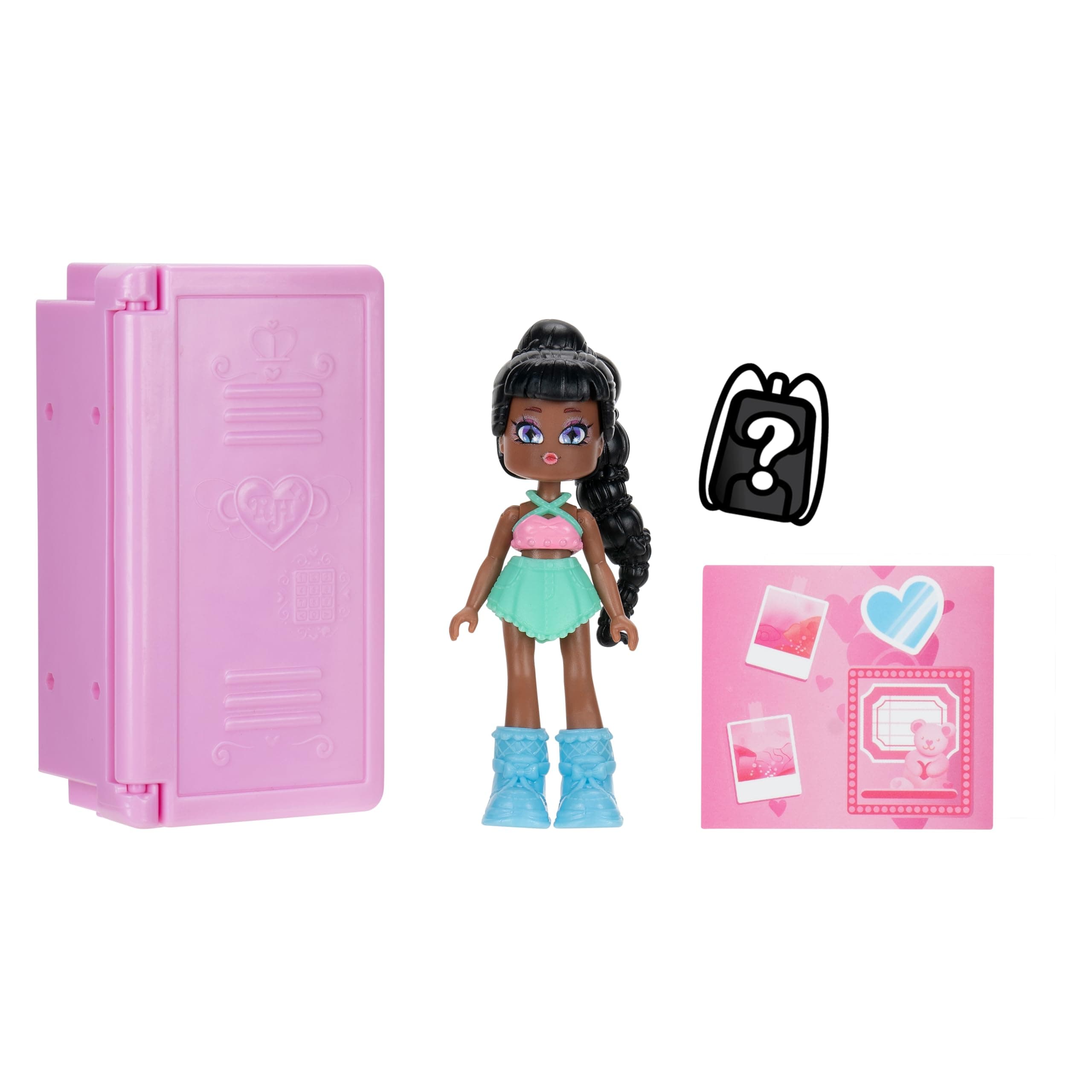Royale High Water Series Mystery Backpack Inside Locker - Surprise Locker 3-Inches S2, Doll with 9 Pieces, Official Figures