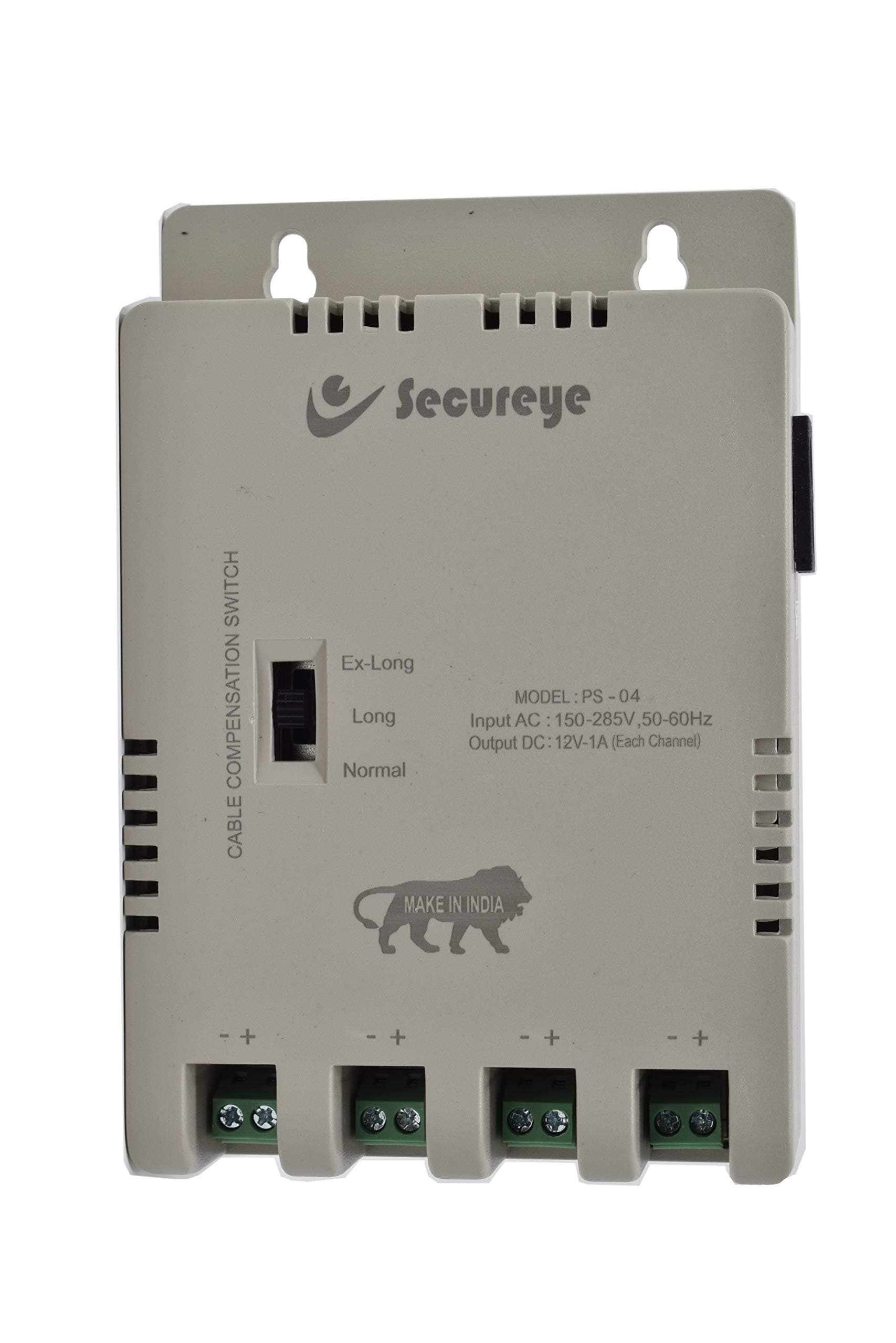 Secureye SMPS 12V 5 A Power Supply for 4Channel CCTV