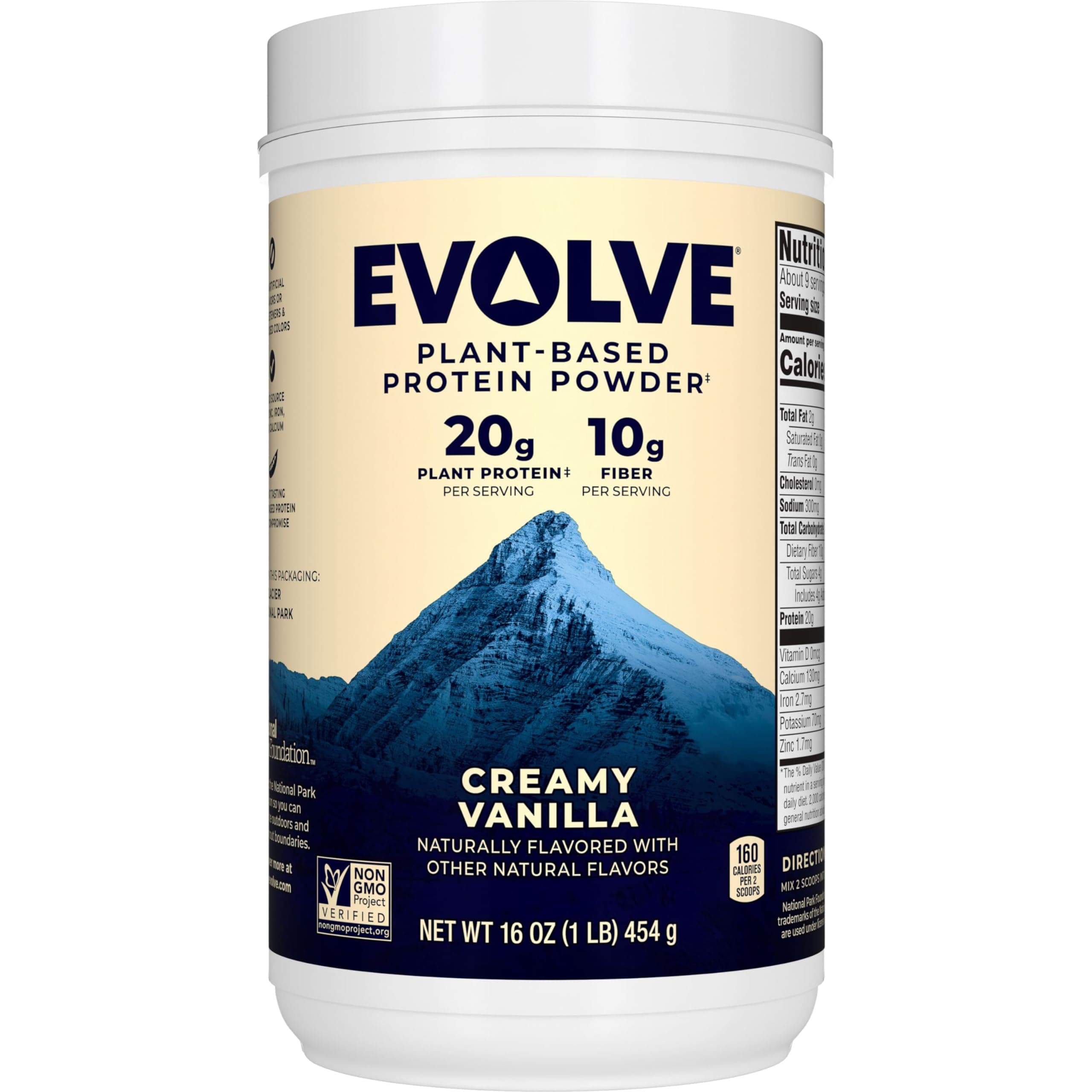 Protein Powder, Ideal Vanilla, 20g Protein, 1 Pound