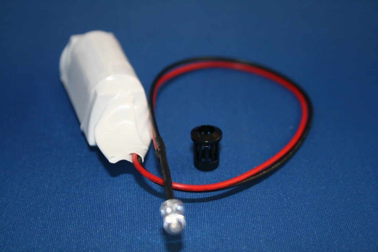 SINGLE FLASHING RED 5MM LED ALARM CCTV DUMMY