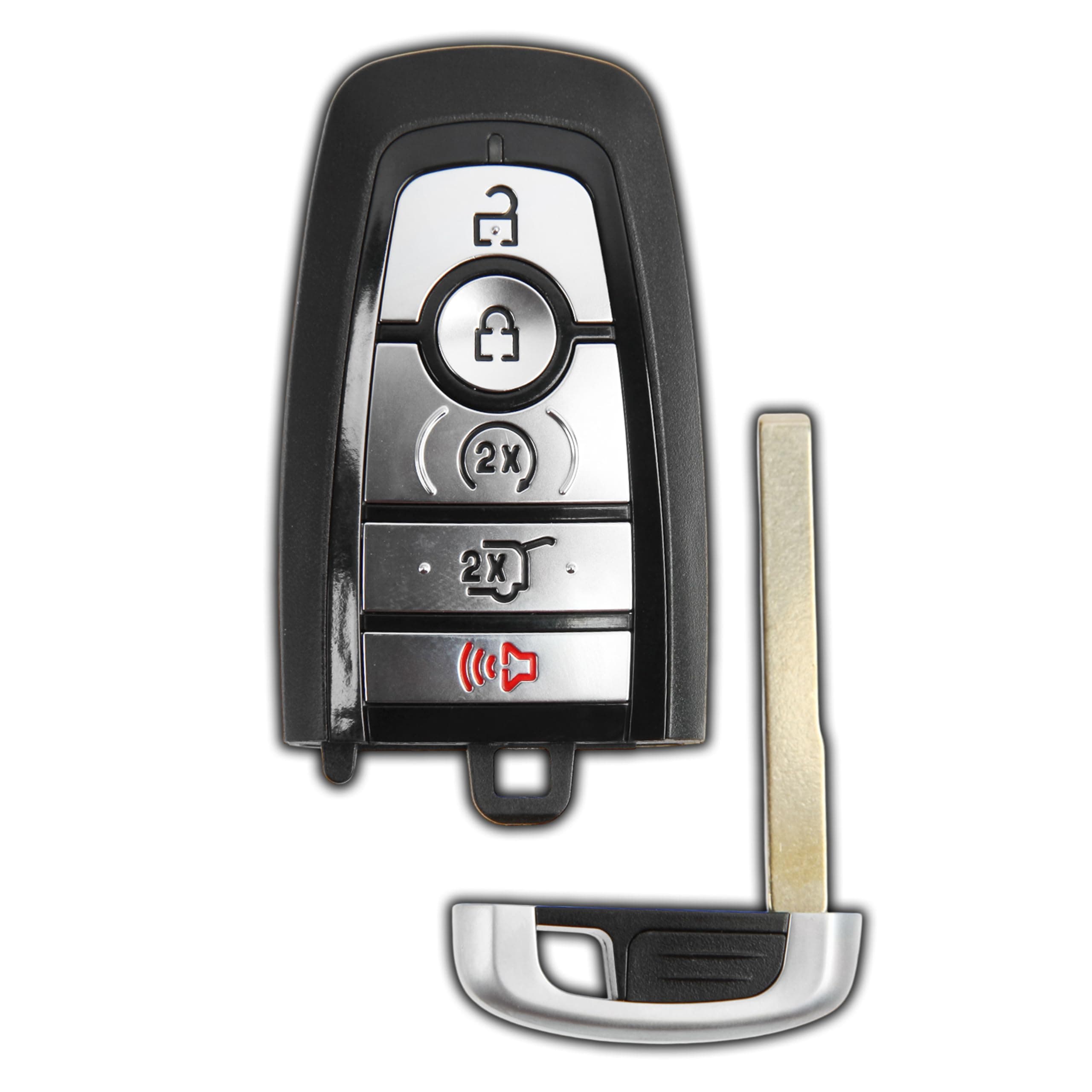 KeylessOption Keyless Option Remote Key Fob Prox 5btn Hatch for Ford Expedition Edge Explorer, Lincoln Nautilus, Navigator (164-R8320, M3N-A3C054339, 164-R8321)