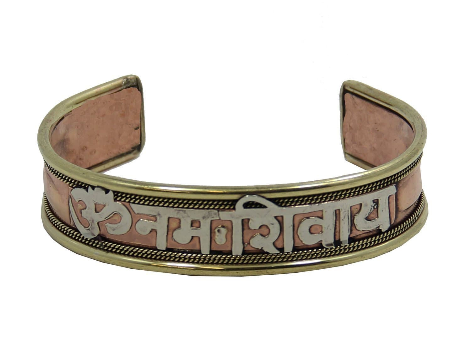Brass/copper Om Namah Shivay Bracelet