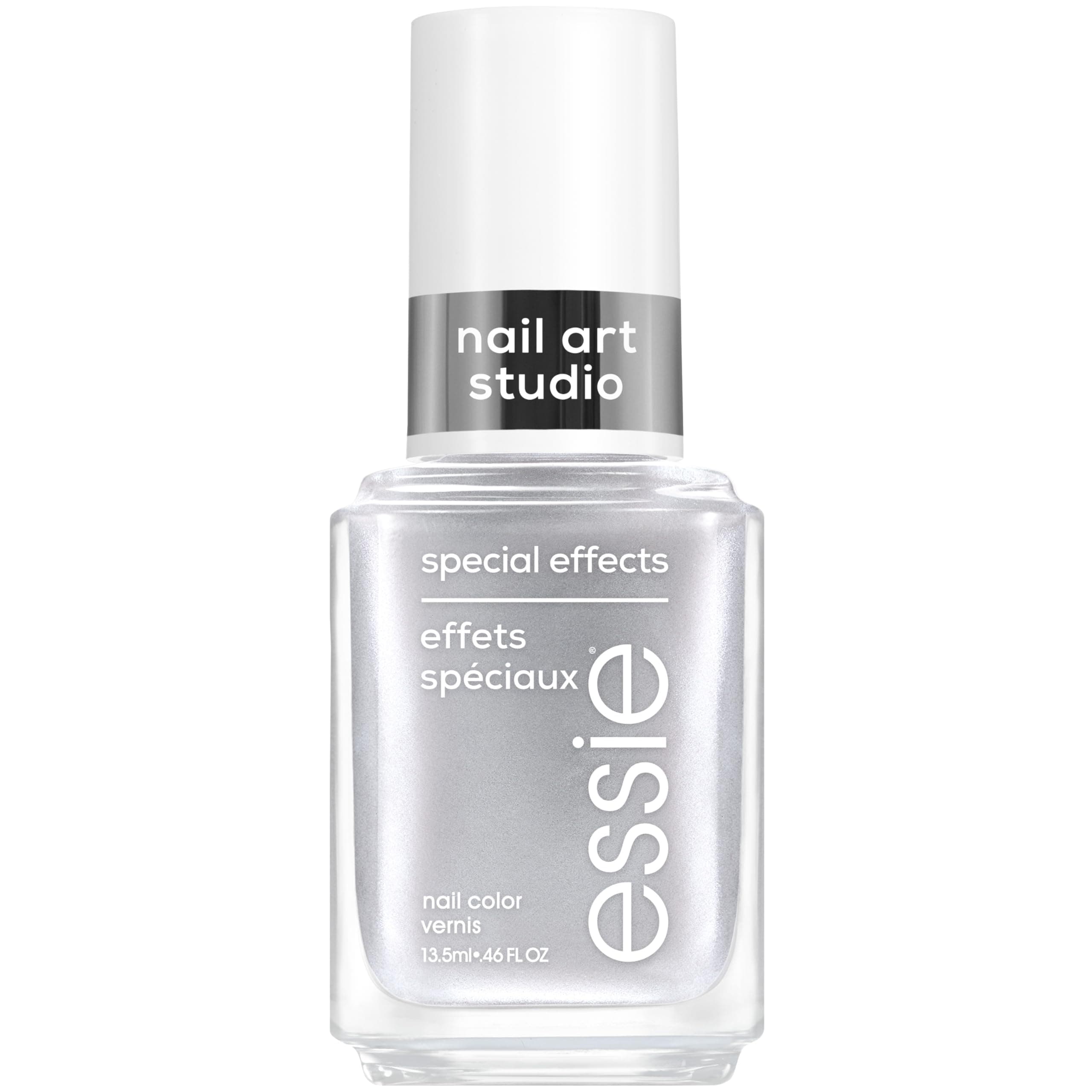Nail Art Studio Special Effects Chrome Polish, Vegan, Silver Nail Polish, Cosmic Chrome, 0.46 Fl Oz