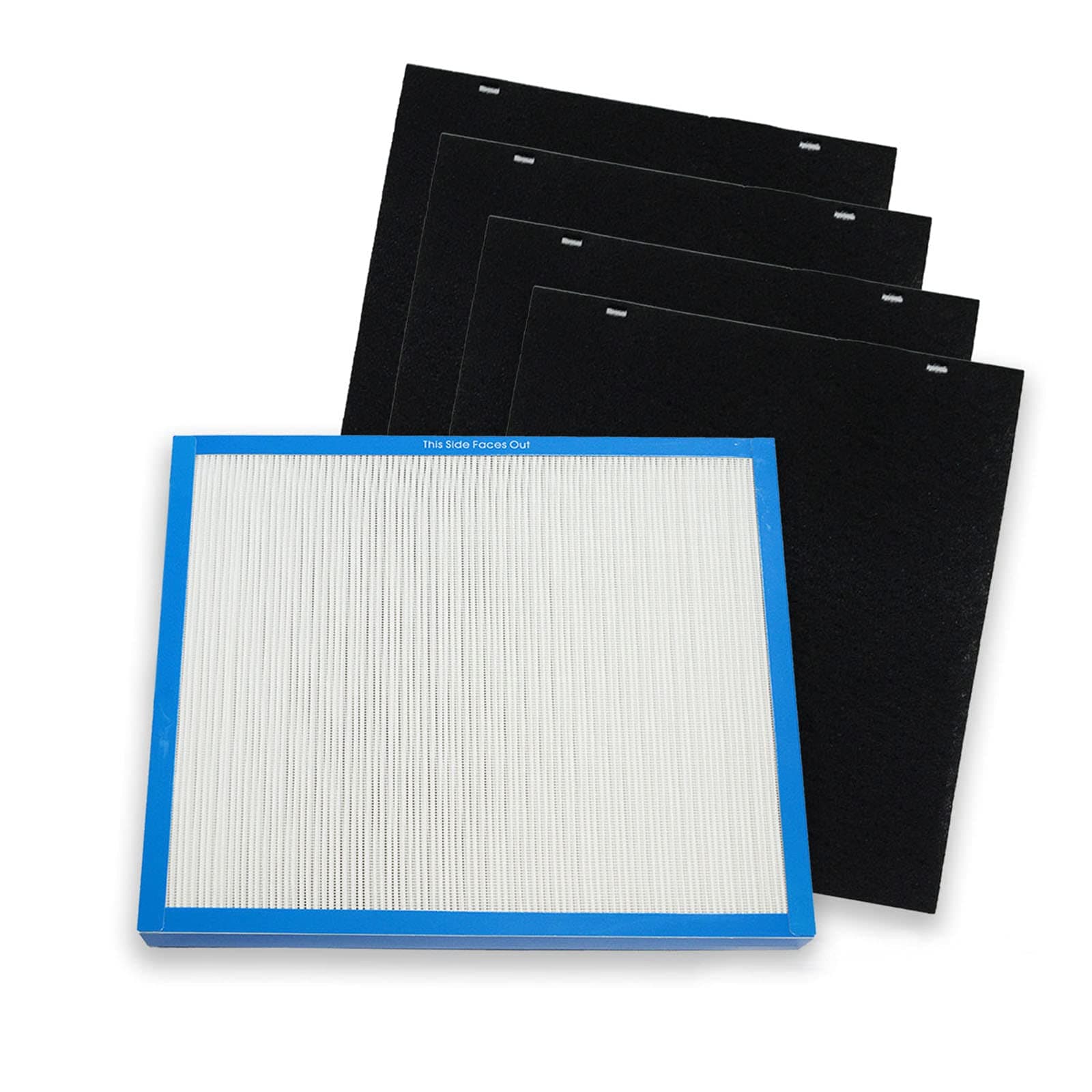 – PUREBURG Replacement True HEPA Filter Set Compatible with HoMedics Total Clean AR-2FL / AF-20FL Fits AR-20 AF-20 AP-25 Air Purifier,H13 Activated Carbon Air Clean Dust VOCs Odor