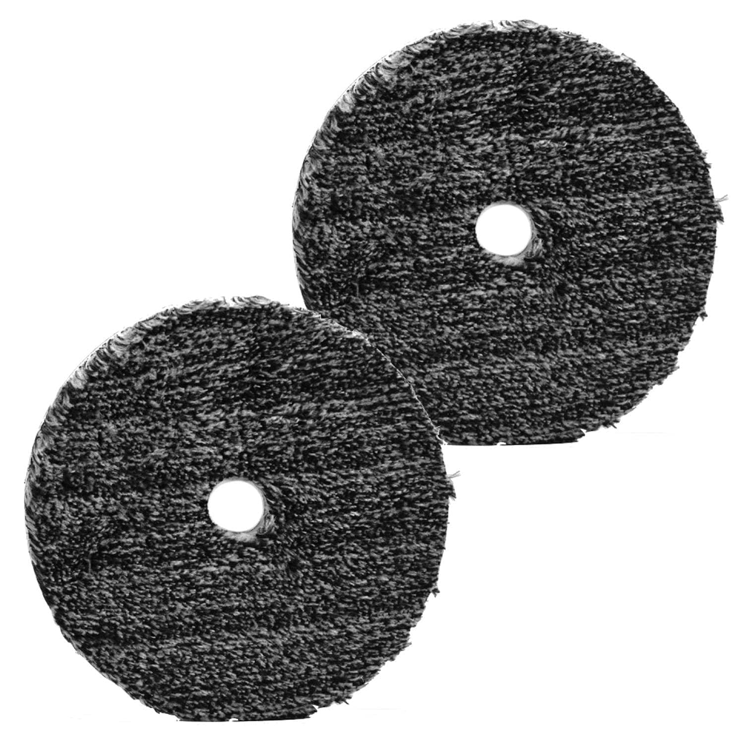 URO-Fiber Microfiber Pad for Car Compounding, Cutting, Buffing, Waxing, and Polishing - Compatible with Long-Throw, High-Action, Dual-Action, and Random Orbital Polisher - 3 in (2 Pad)