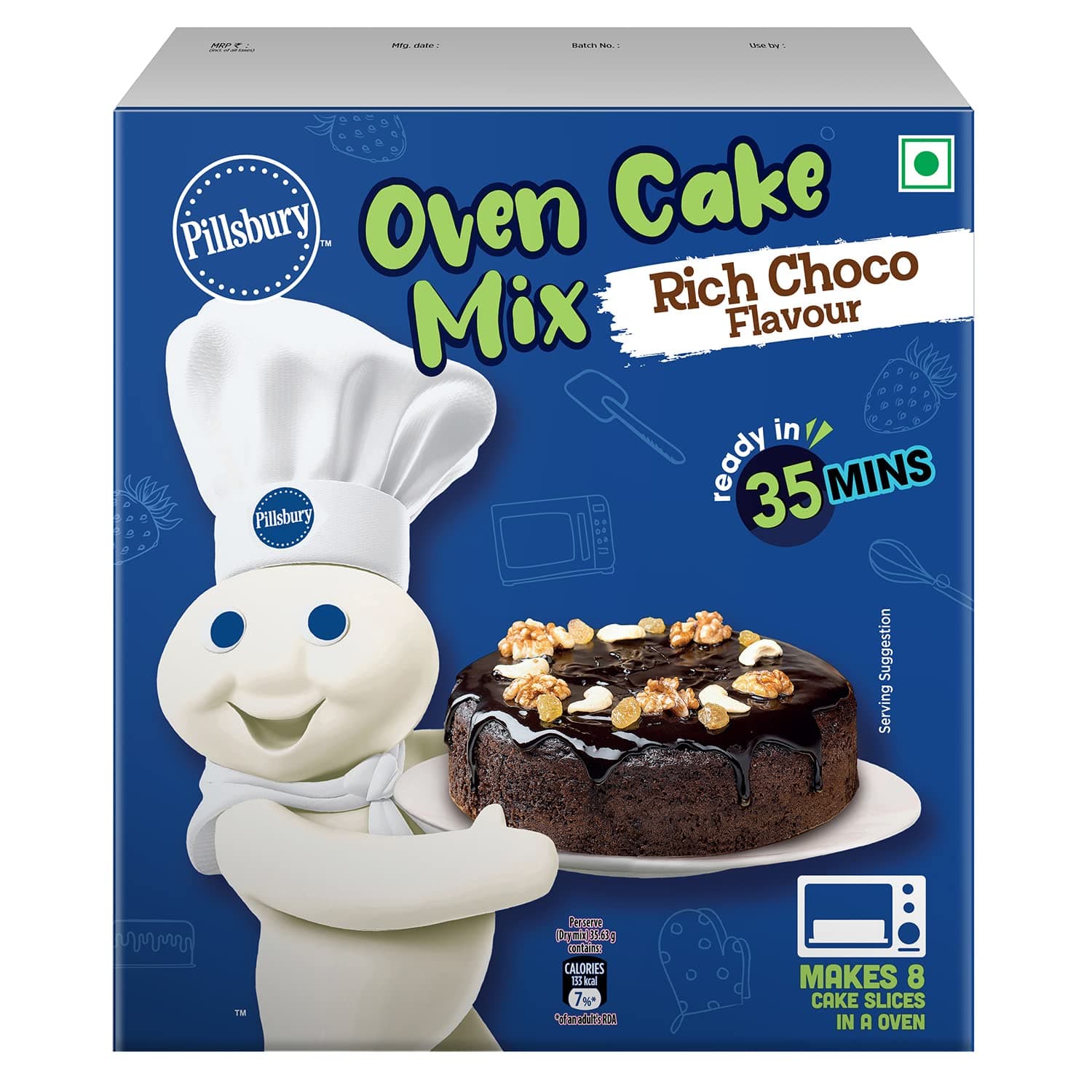 Oven Cake Mix, Rich Chocolate, 285 gm