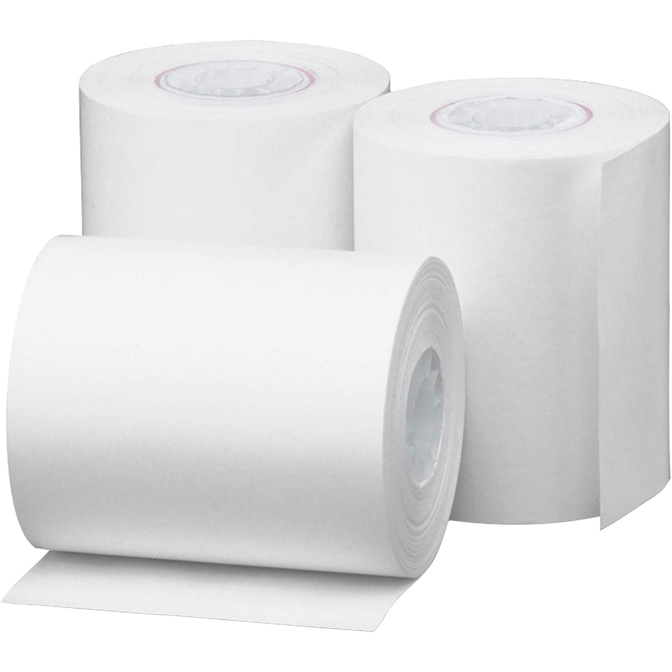 Business Source 25347 Thermal Paper Roll, 2-1/4-Inch x85-Ft , 3/PK, White