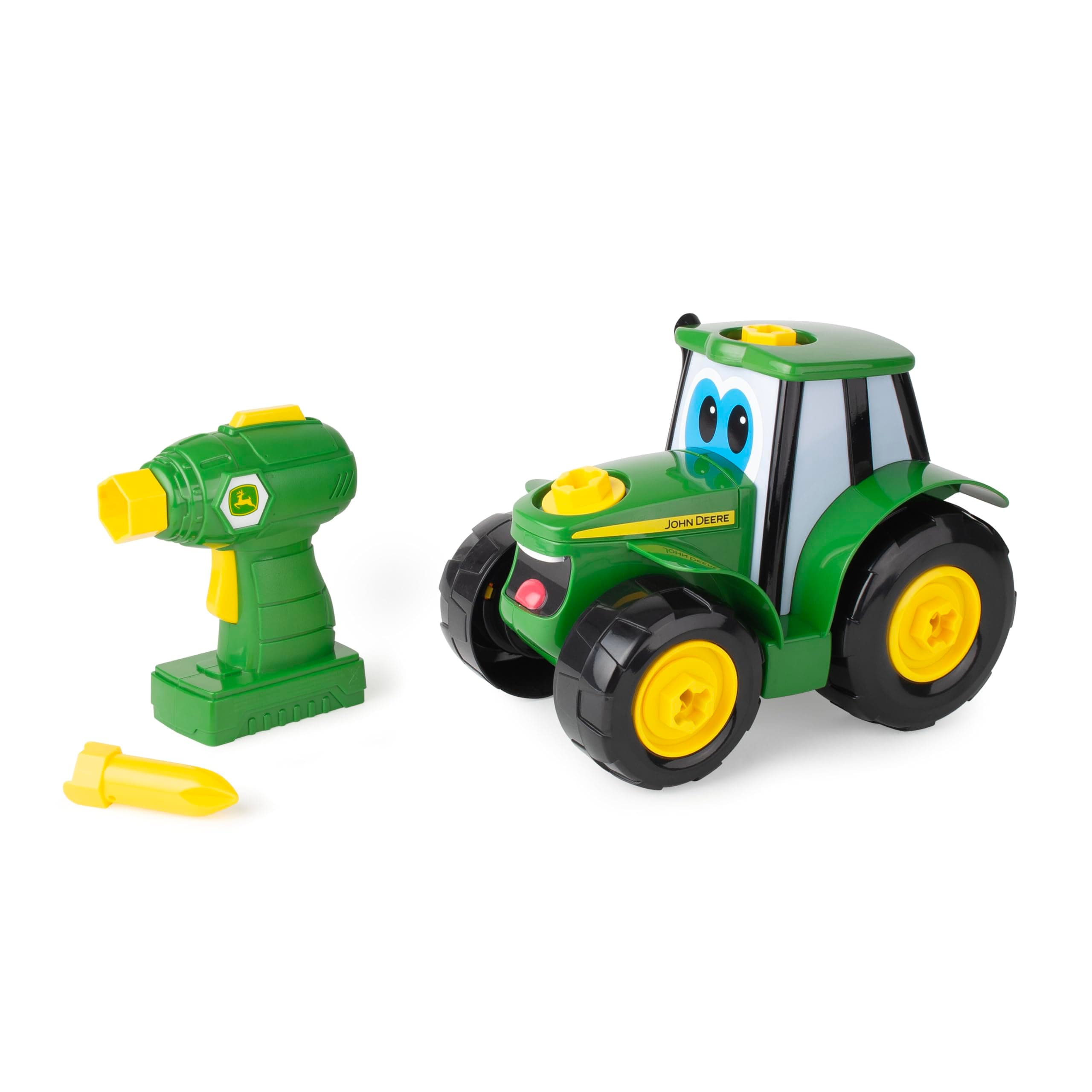 BUILD A JOHNNY TRACTOR – Interactive Toy for Kids with Lights, Sounds or Building Play, Encourages Motor Skills & Imaginative Fun