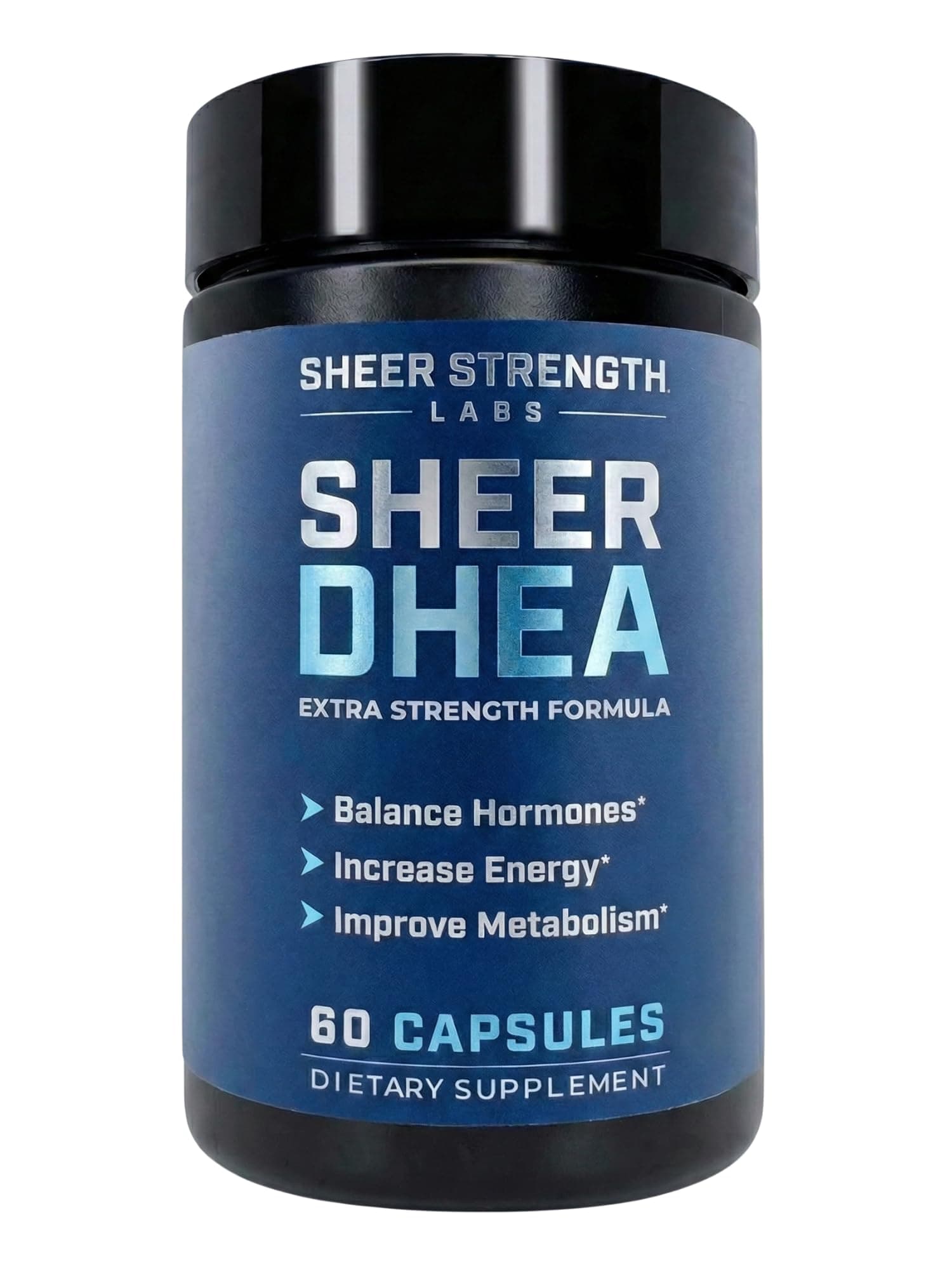 DHEA Supplement for Men DHEA 100mg - Pure DHEA Supplement for Men for Strength and Hormone Balance - DHEA for Women and Men - High Purity Enhanced Absorption 60 SV USA