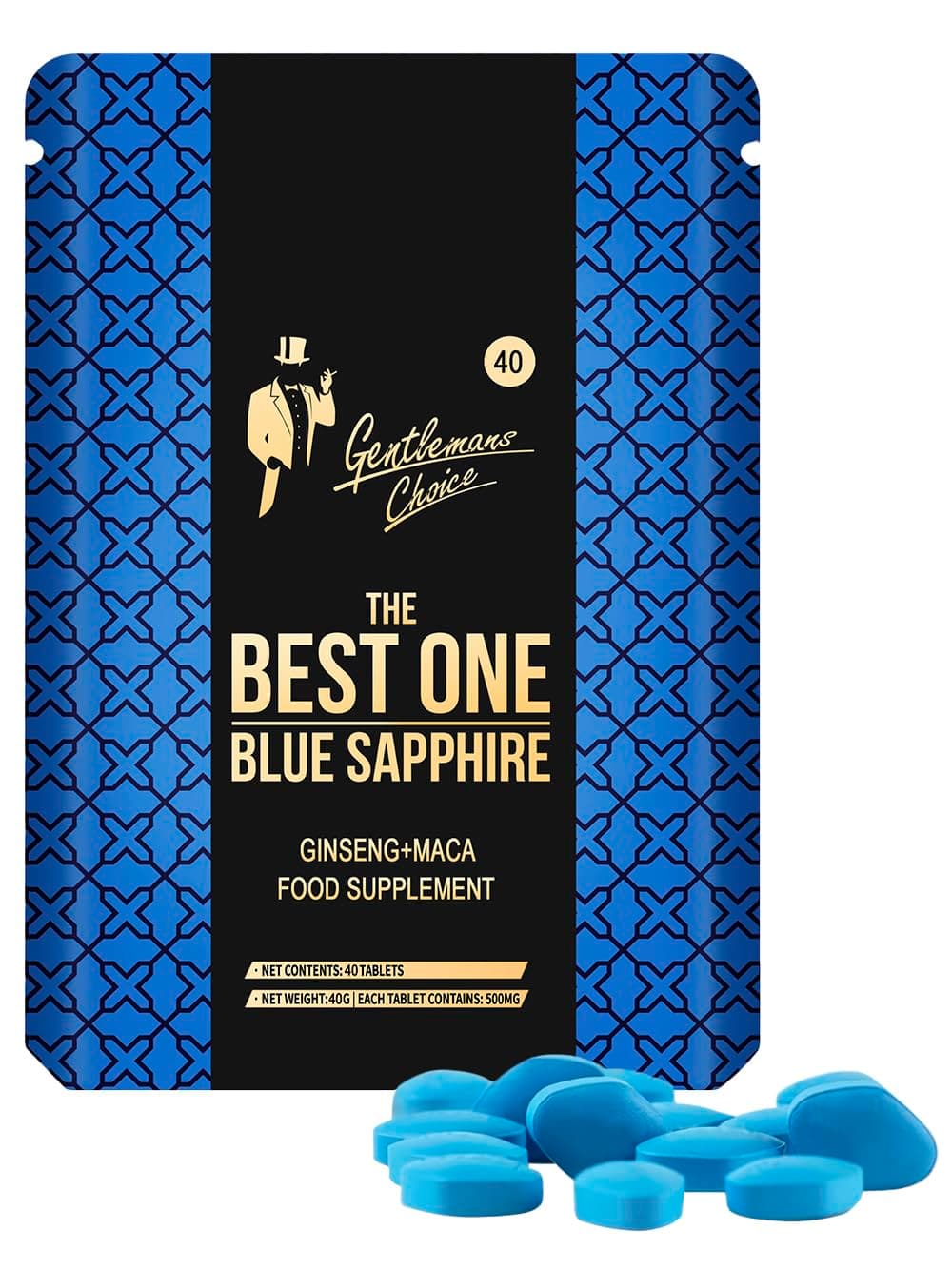 Blue Sapphire | 200 Tablets | 100% Natural Herbal Supplement | Small Easy to Swallow Tablets | Health Support | Manufactured in The UK