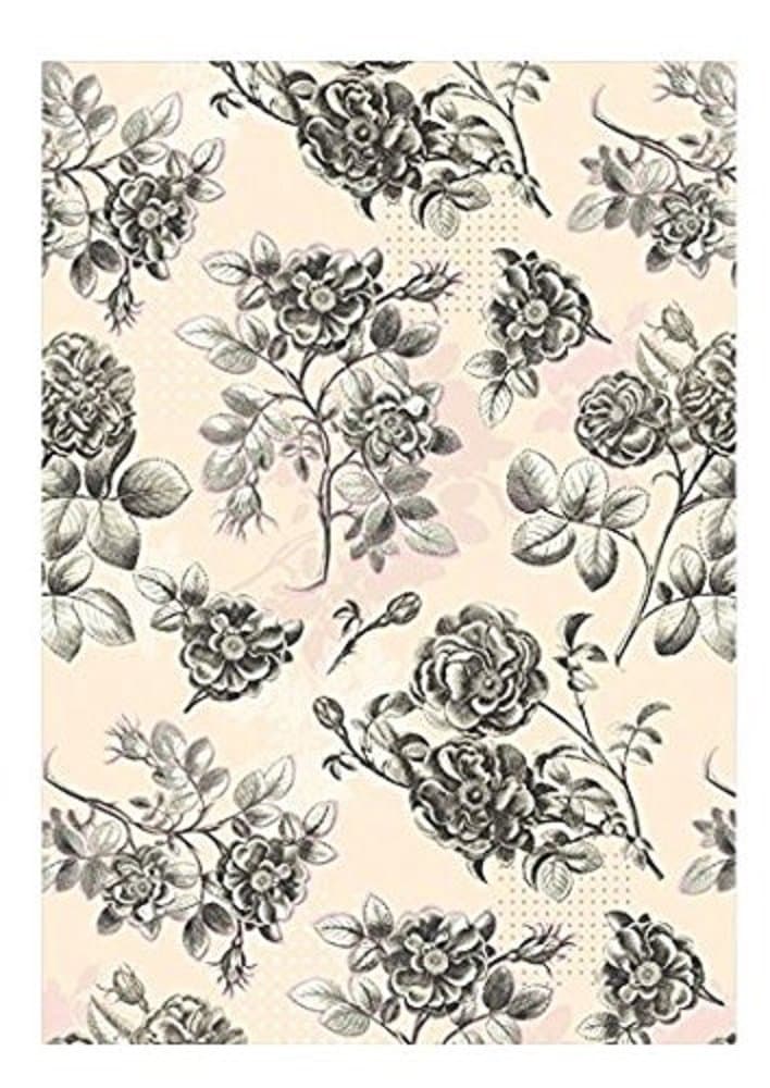 Kew Gift Wrap - Briar Roses (1 sheet + 1 tag)