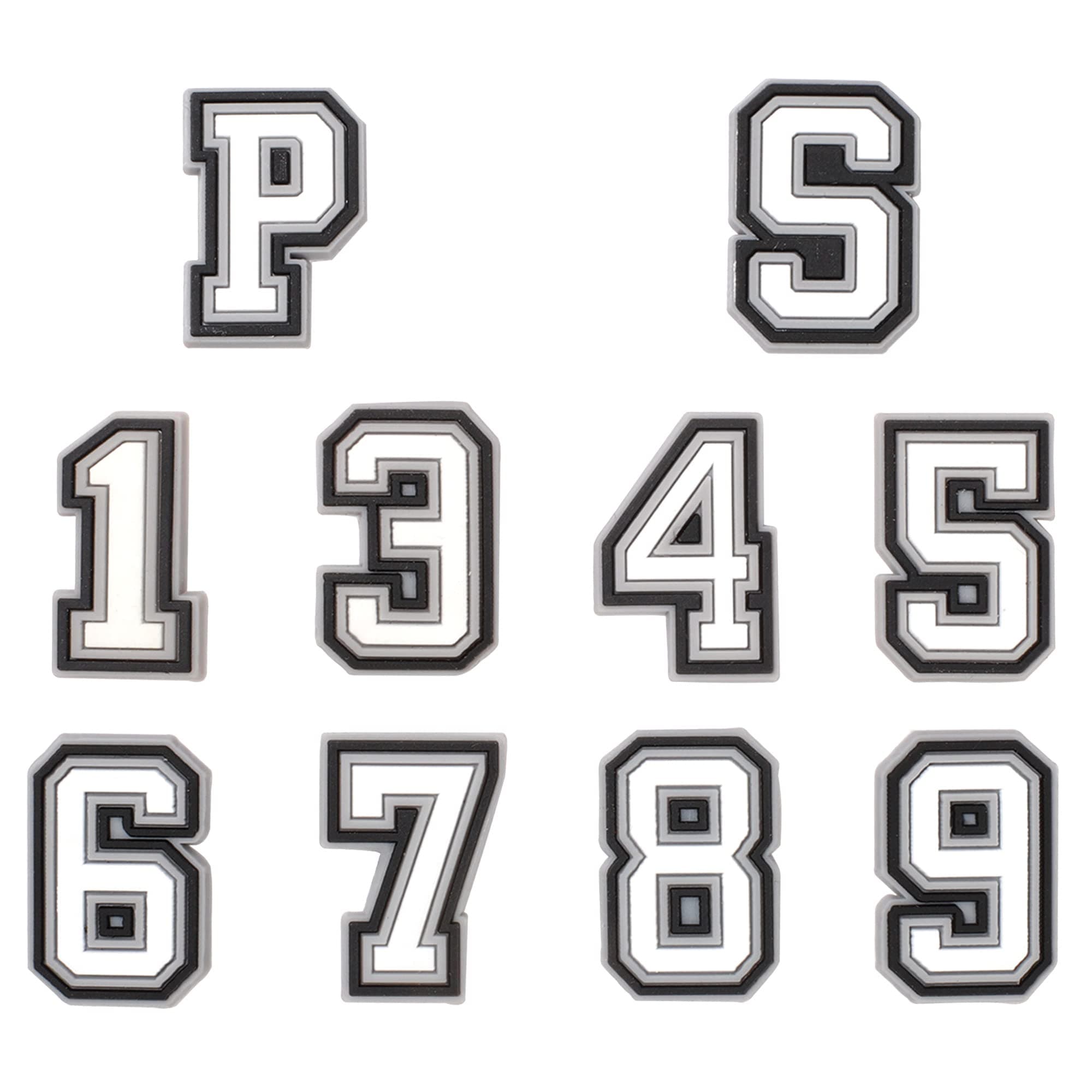 Golf Club Covers Pins, 10pcs or 25pcs PVC Plastic Decoration Charms, Funny Add On, Compatible to Golf Head Covers