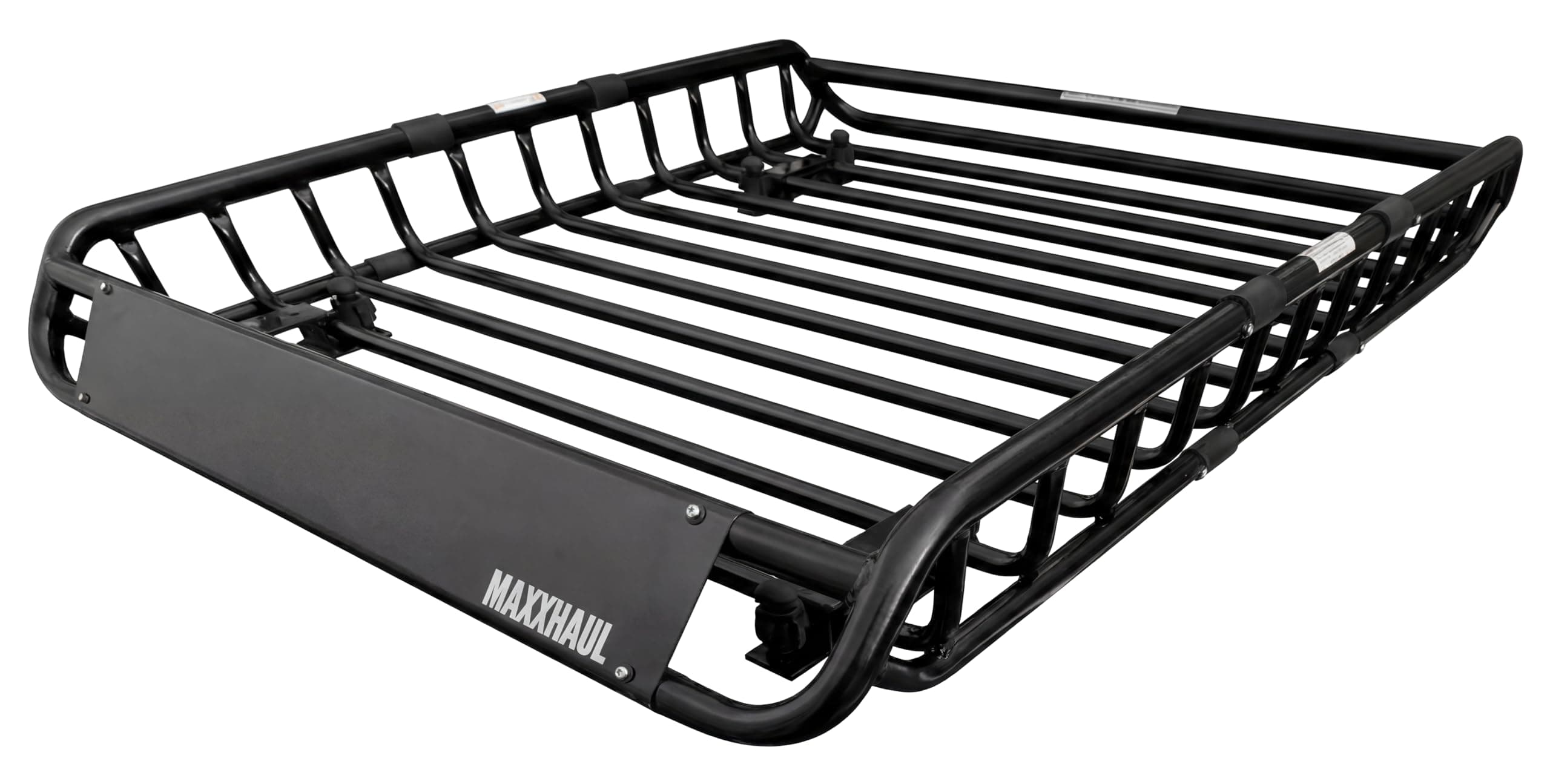 MaxxHaul 70115 46" x 36" x 4-1/2" Roof Rack Rooftop Cargo Carrier Steel Basket, Car Top Luggage Holder for SUV and Pick Up Trucks - 150 lb. Capacity, black
