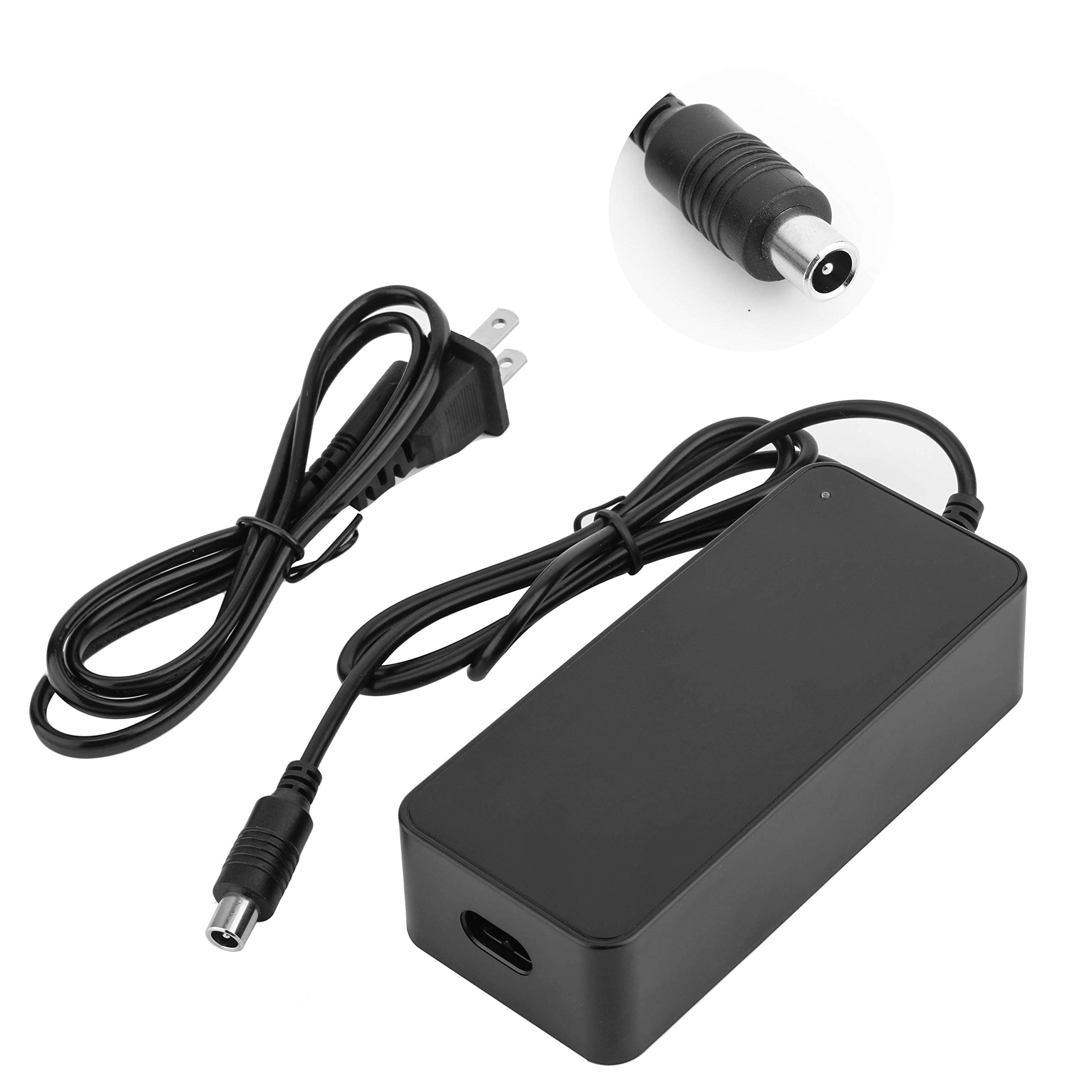 EVAPLUS 42V 2A (84W) Power Adapter for Lime Scooter Chargers for Ninebot G30LP ES2 ES4 ES1L F20 F30 F40 E22 E25 Xiaomi M365 Pro/Pro2 Lime-S and Hiboy S2R Electric Scooter with 36V Li-ion Battery