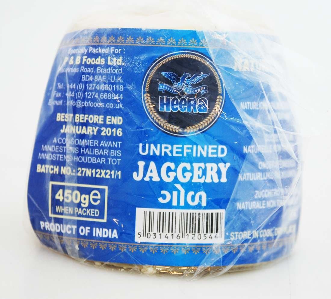 Heera Jaggery Unrefined 450g