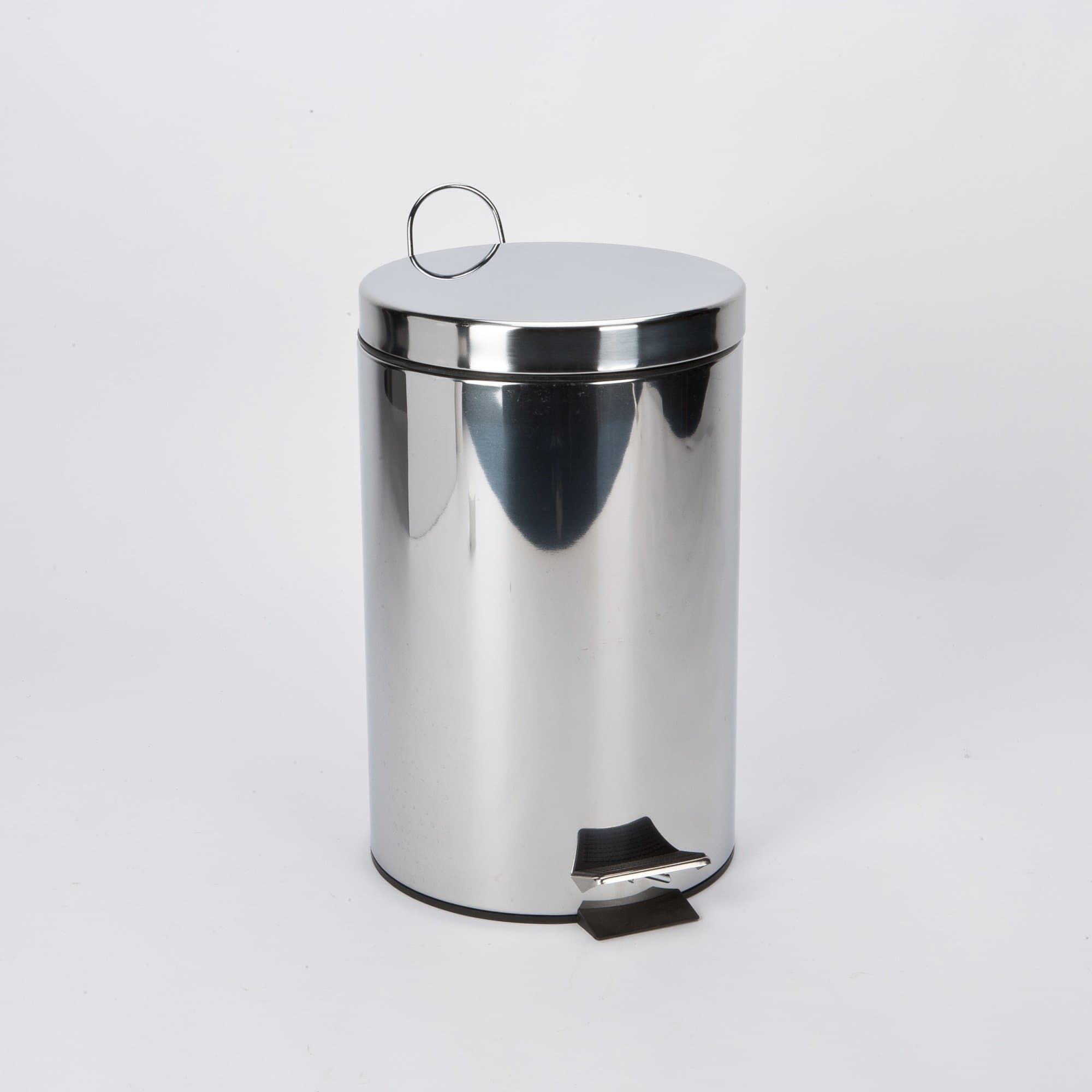 PEDAL BIN 12 LITRE STAINLESS STEEL