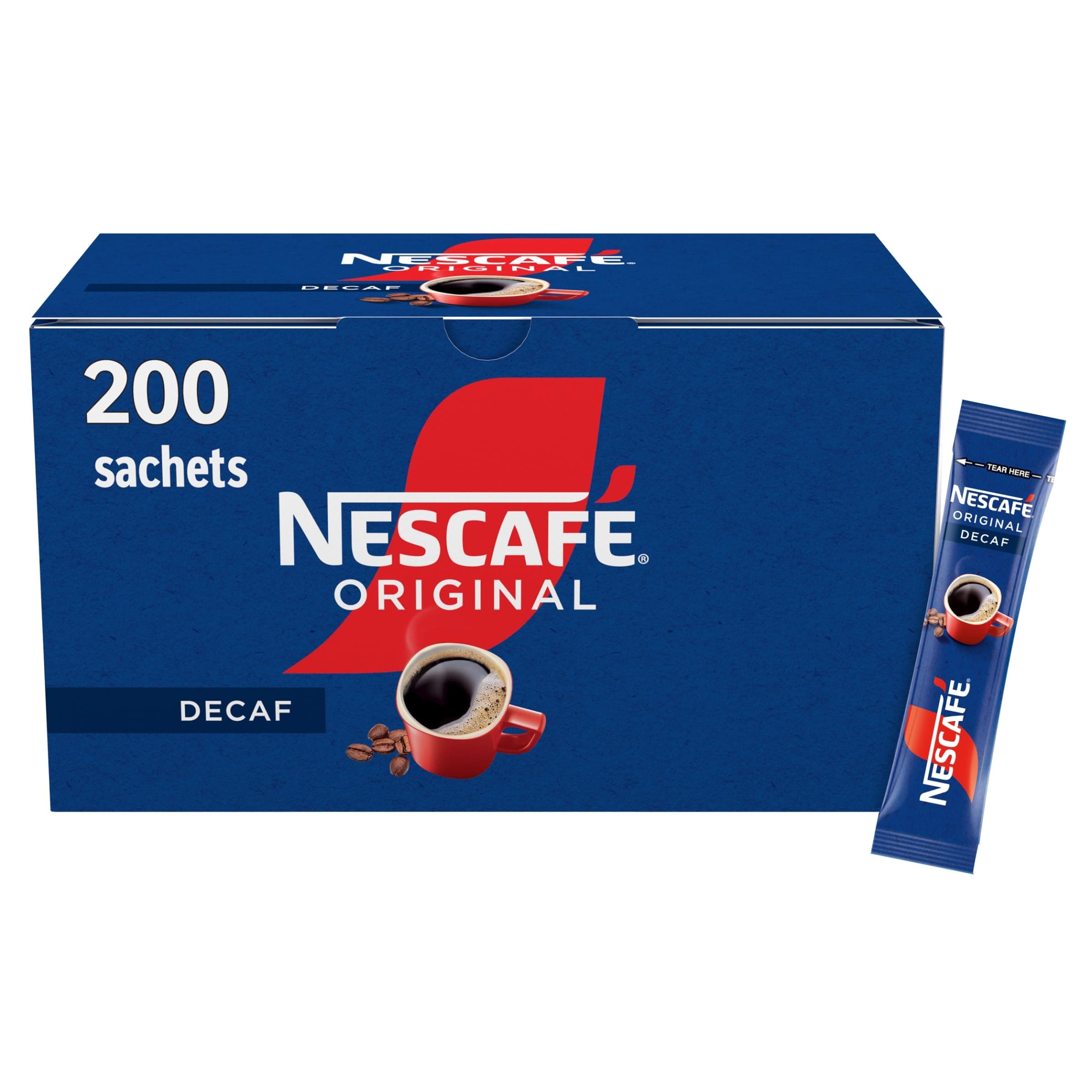 Original Decaf Instant Coffee Sachets - 200 x 1.8g Sticks