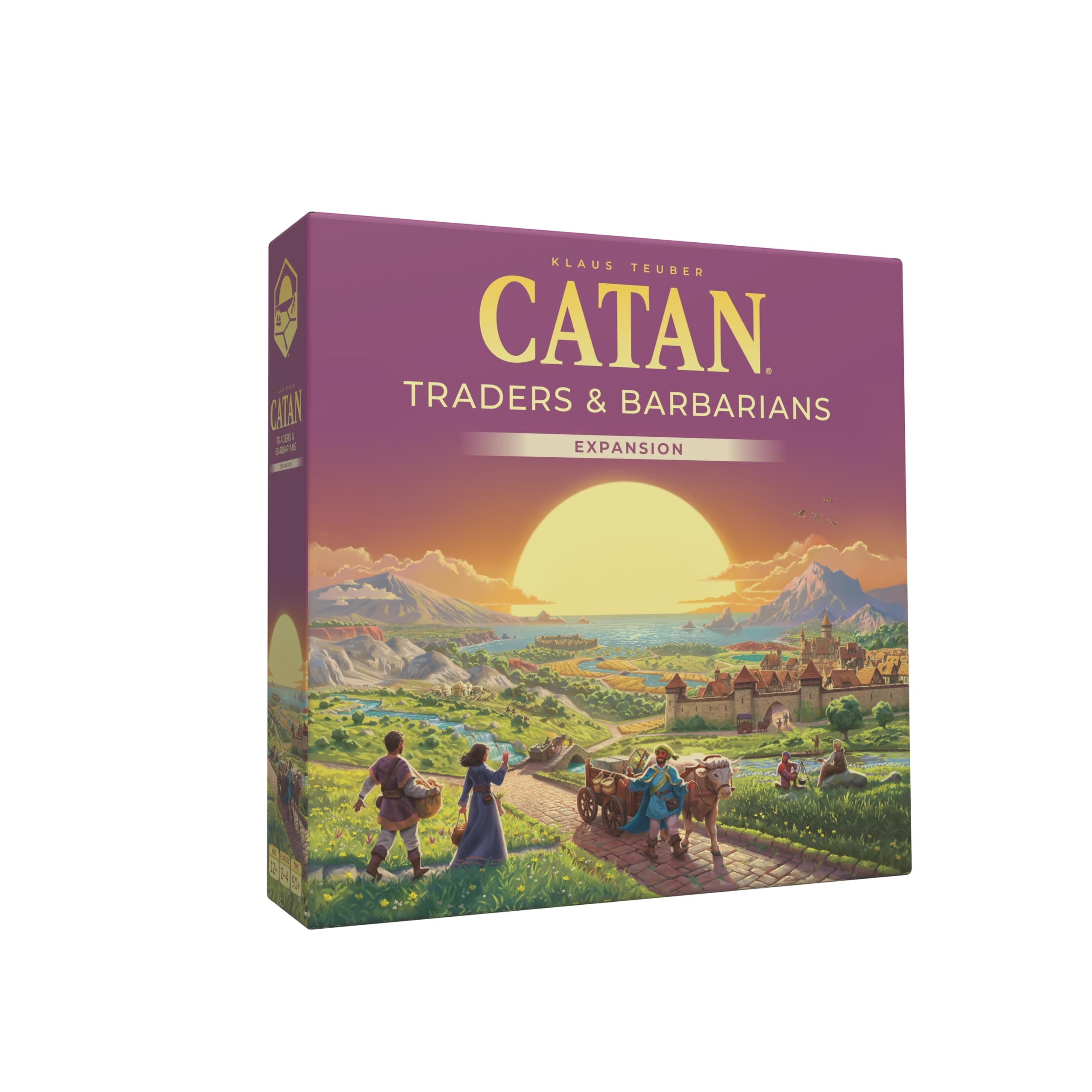 Traders & Barbarians Board Game Expansion (6th Edition) Explore New Adventures, Strategy Game for Kids & Adults, Ages 12+, 3-4 Players, 90 Minute Playtime, Made by Catan Studio