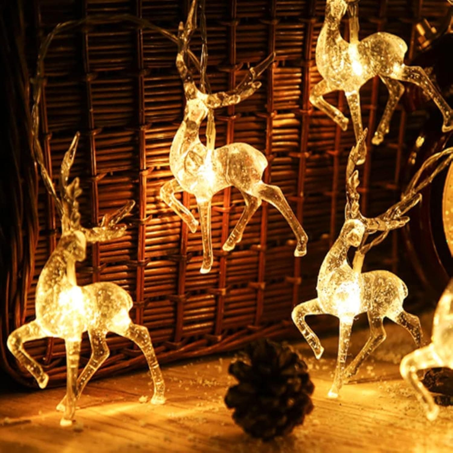 ORCHID M® Decorative Indoor String Lights for Christmas (Deer)